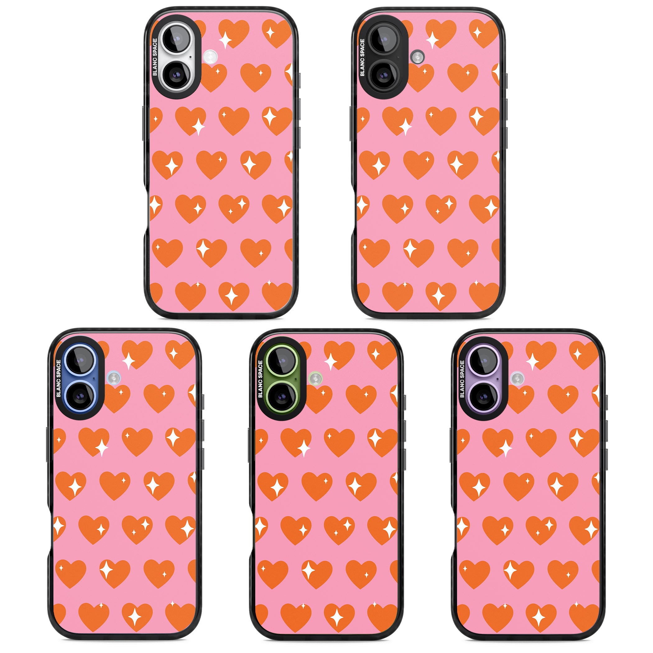 Sweet Hearts (Sunset) iPhone 17 Impact Black Phone Case APT Impact Protection