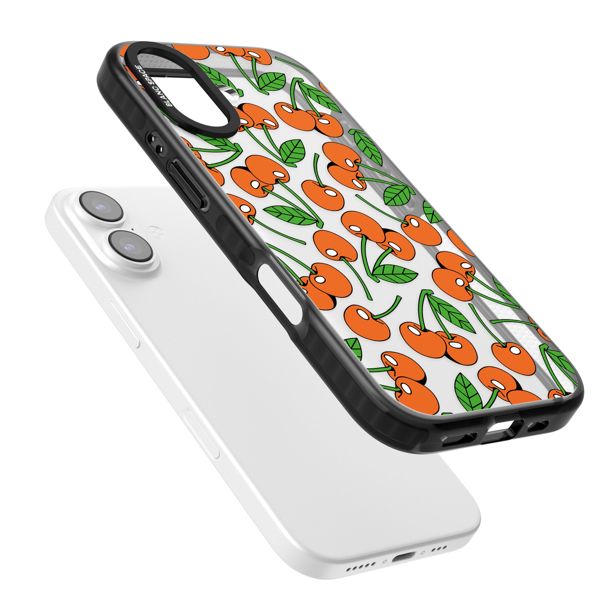 Orchard Fresh Cherries iPhone 17 Impact Black Phone Case Colours