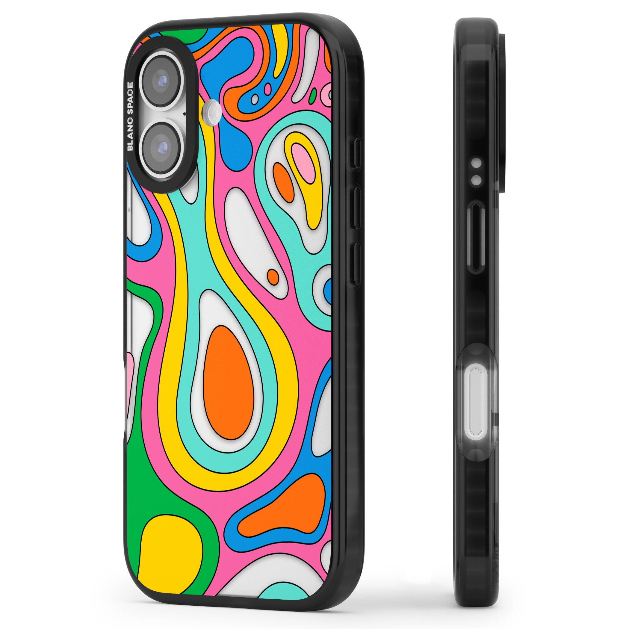 Dreams & Grooves iPhone 17 Impact Black Phone Case Side Profile