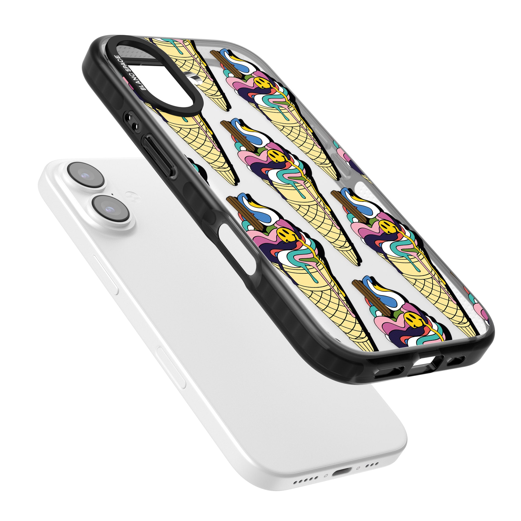 Trip & Drip Ice Cream iPhone 17 Impact Black Phone Case Colours