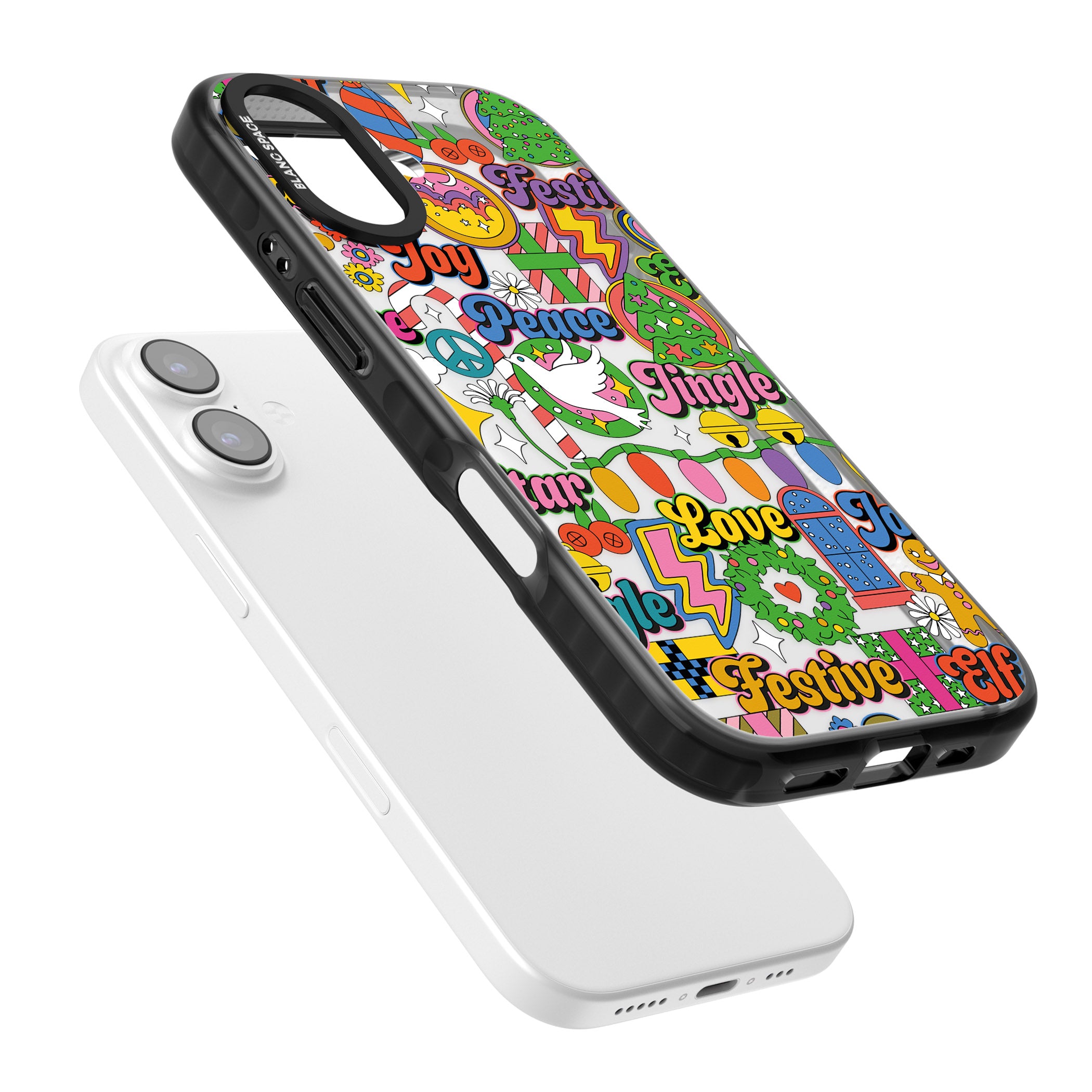 Peace & Festivities iPhone 17 Impact Black Phone Case Colours