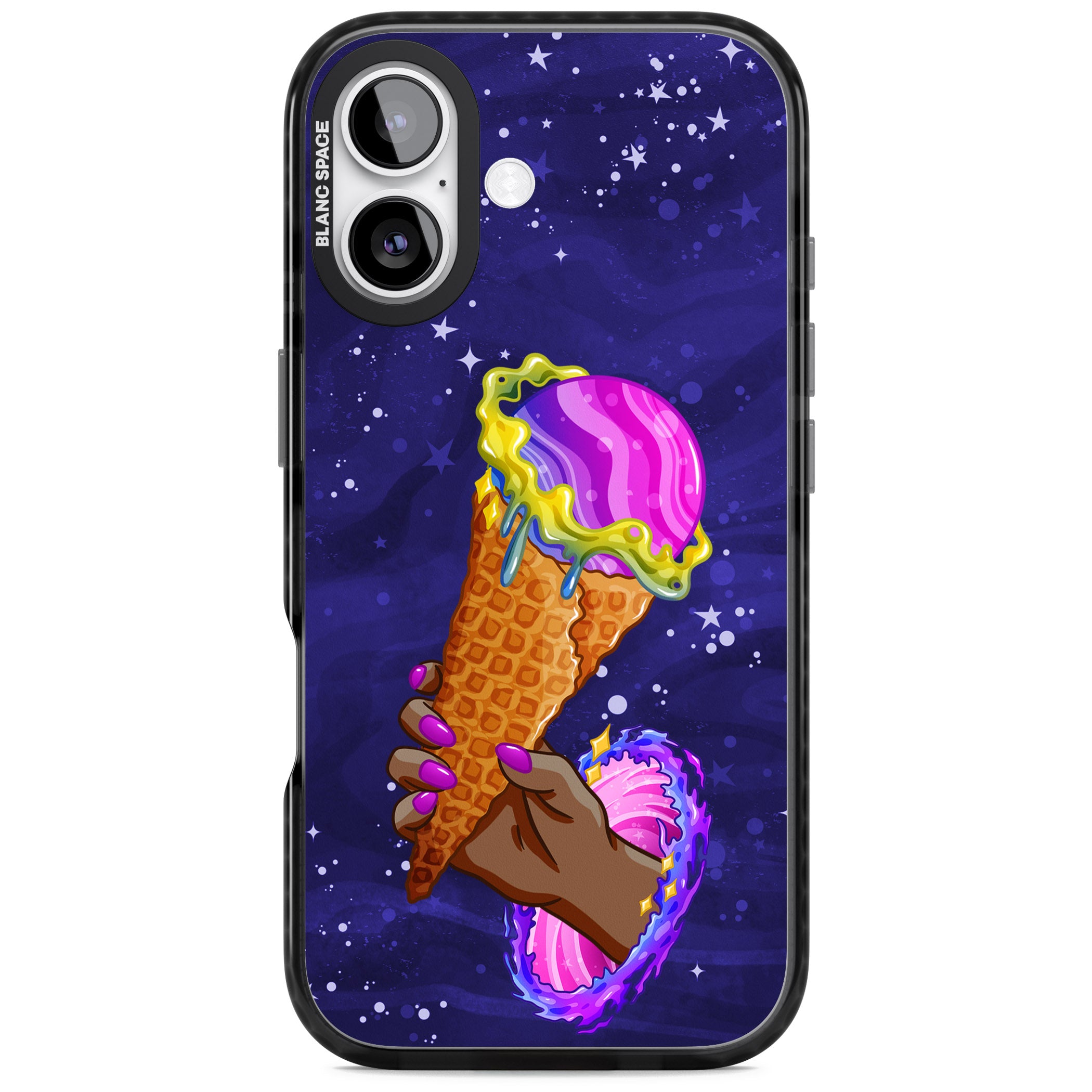Interdimensional Ice Cream iPhone 17 Impact Black Phone Case