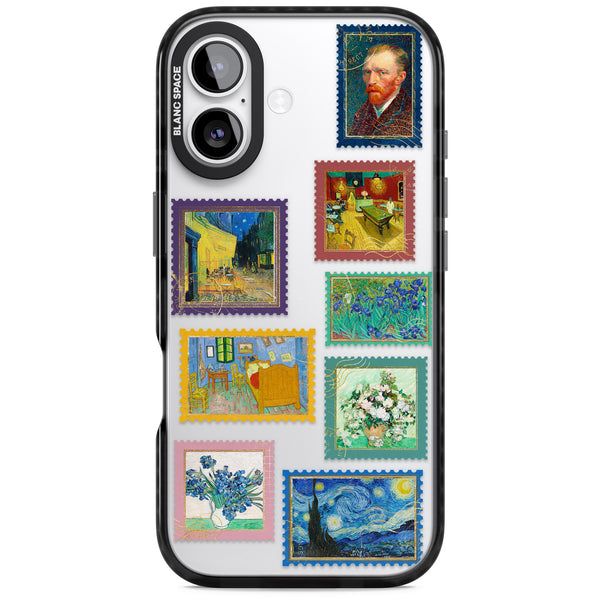Coloured Vintage Art Stamps