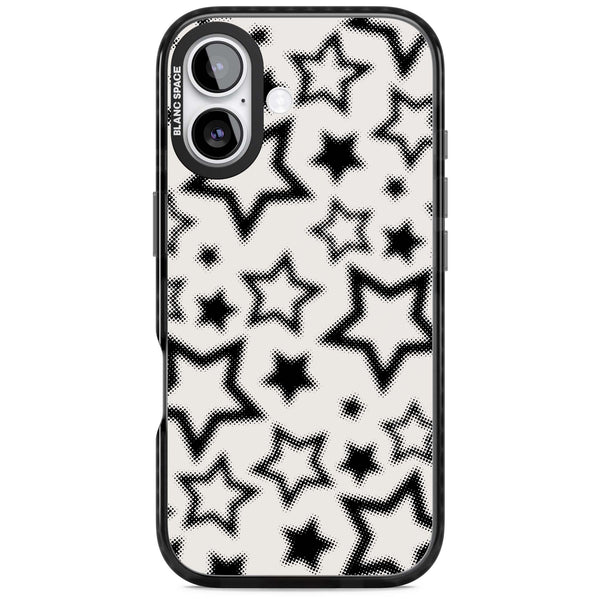 Black Halftone Stars