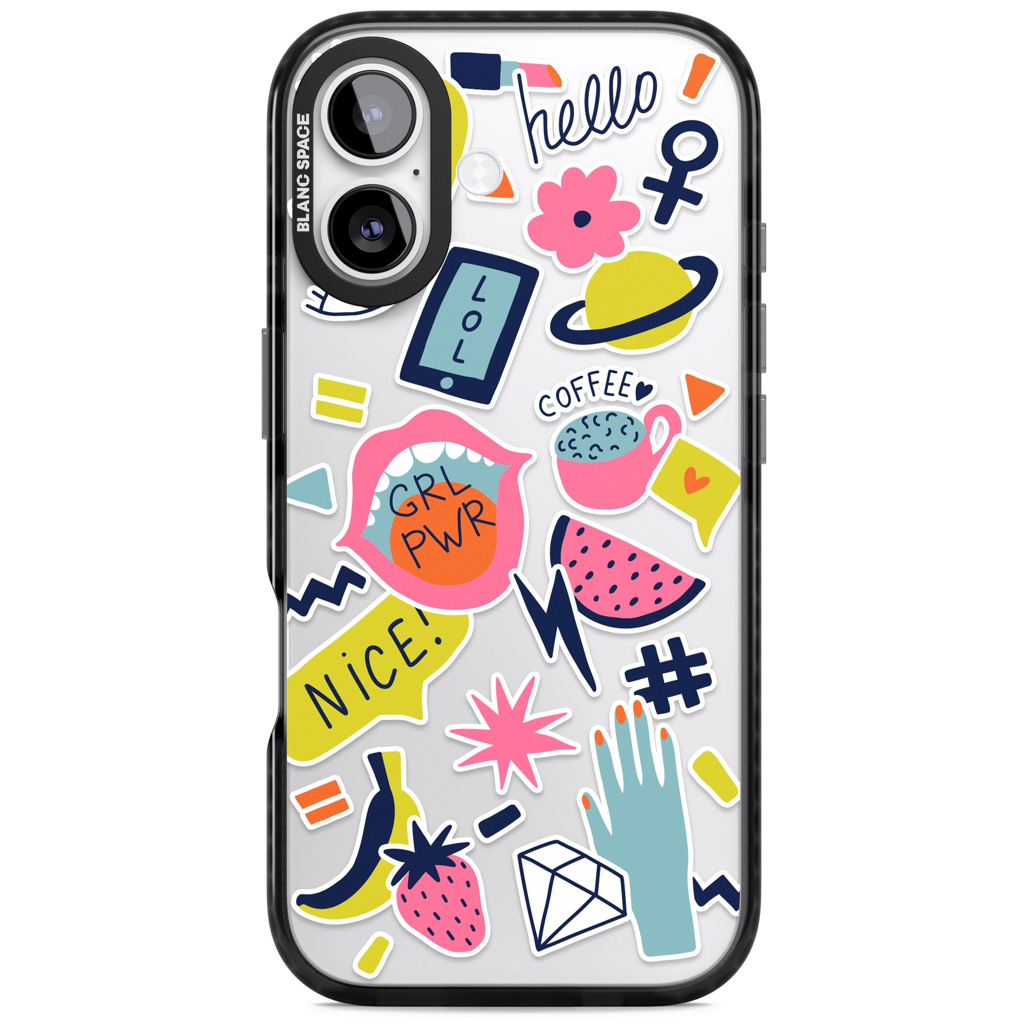 Grl Pwr iPhone 17 Impact Black Phone Case