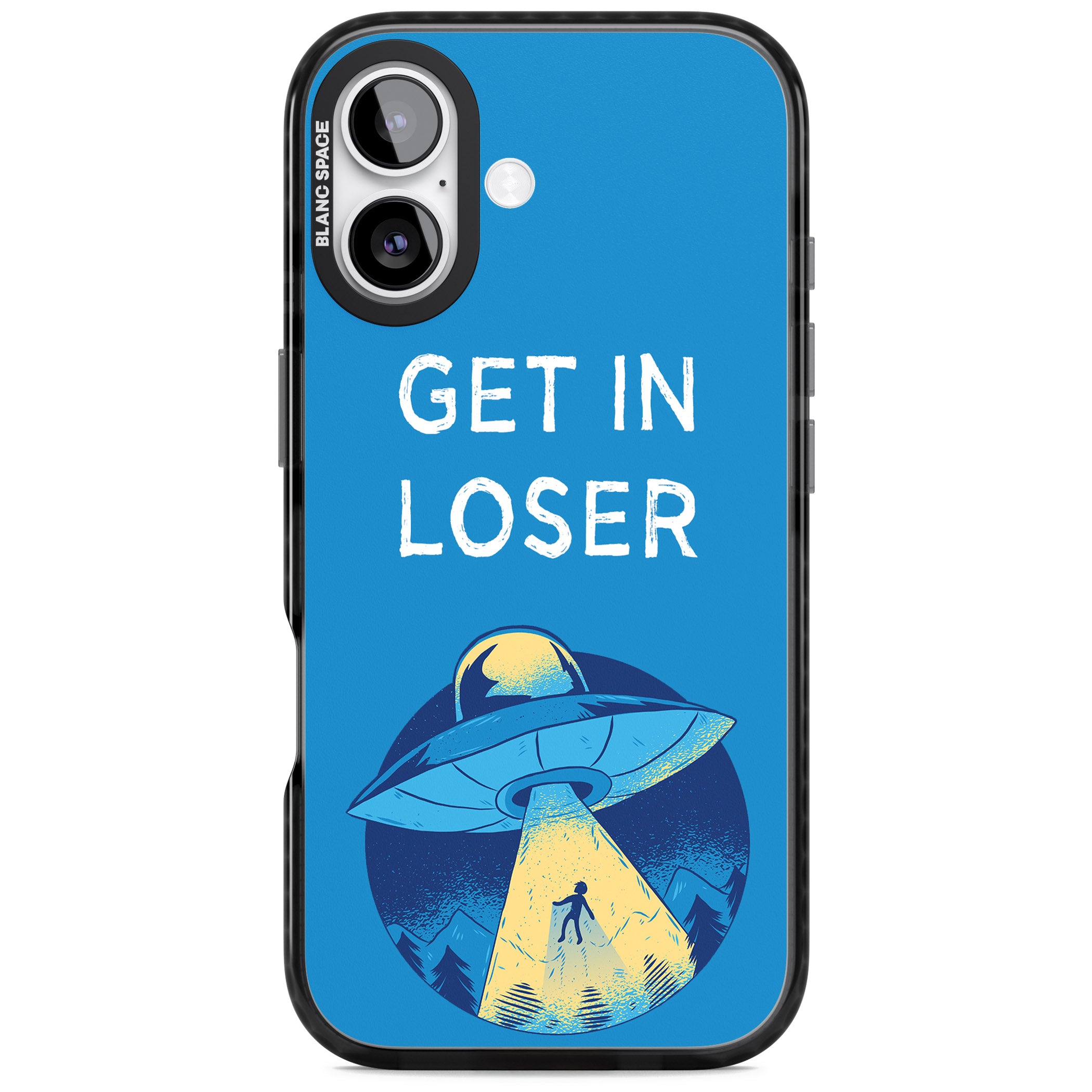 Get In Loser Ufo iPhone 17 Impact Black Phone Case