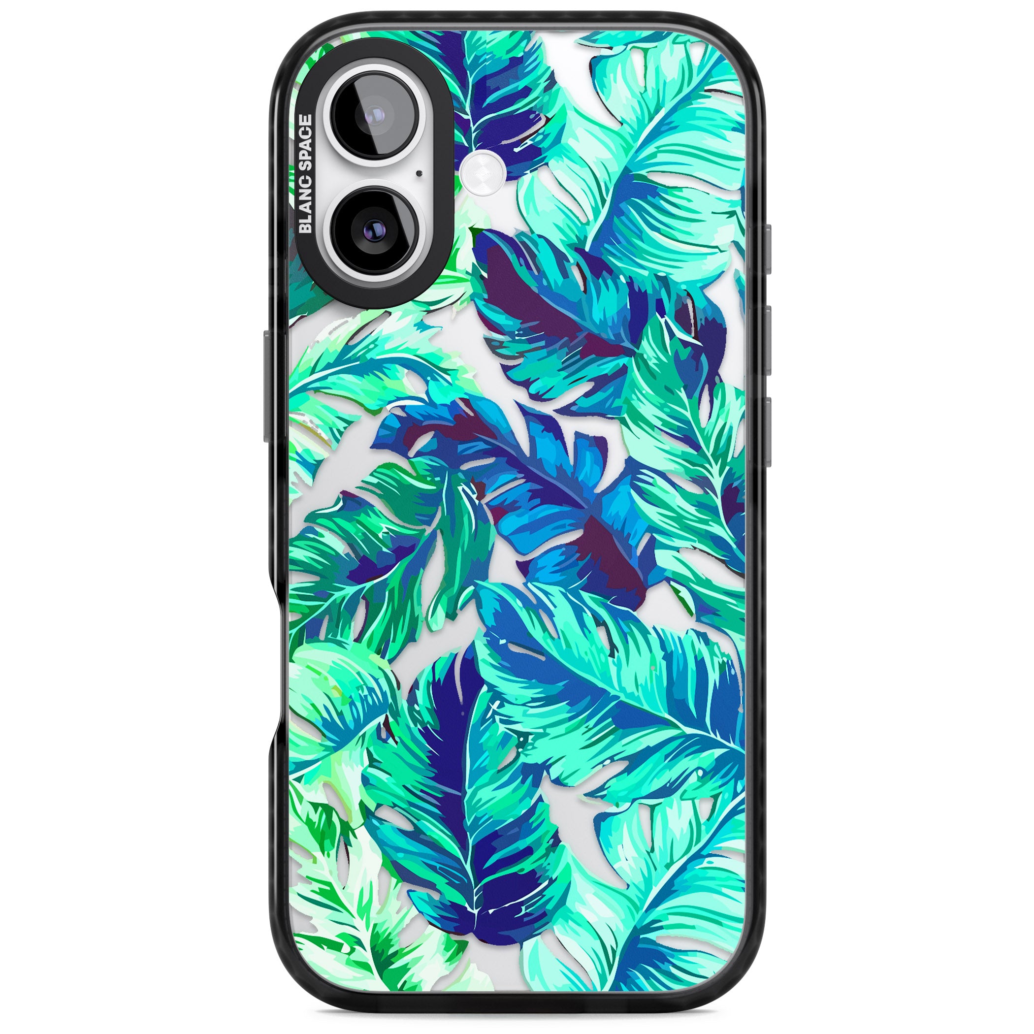 Tropical Palms iPhone 17 Impact Black Phone Case