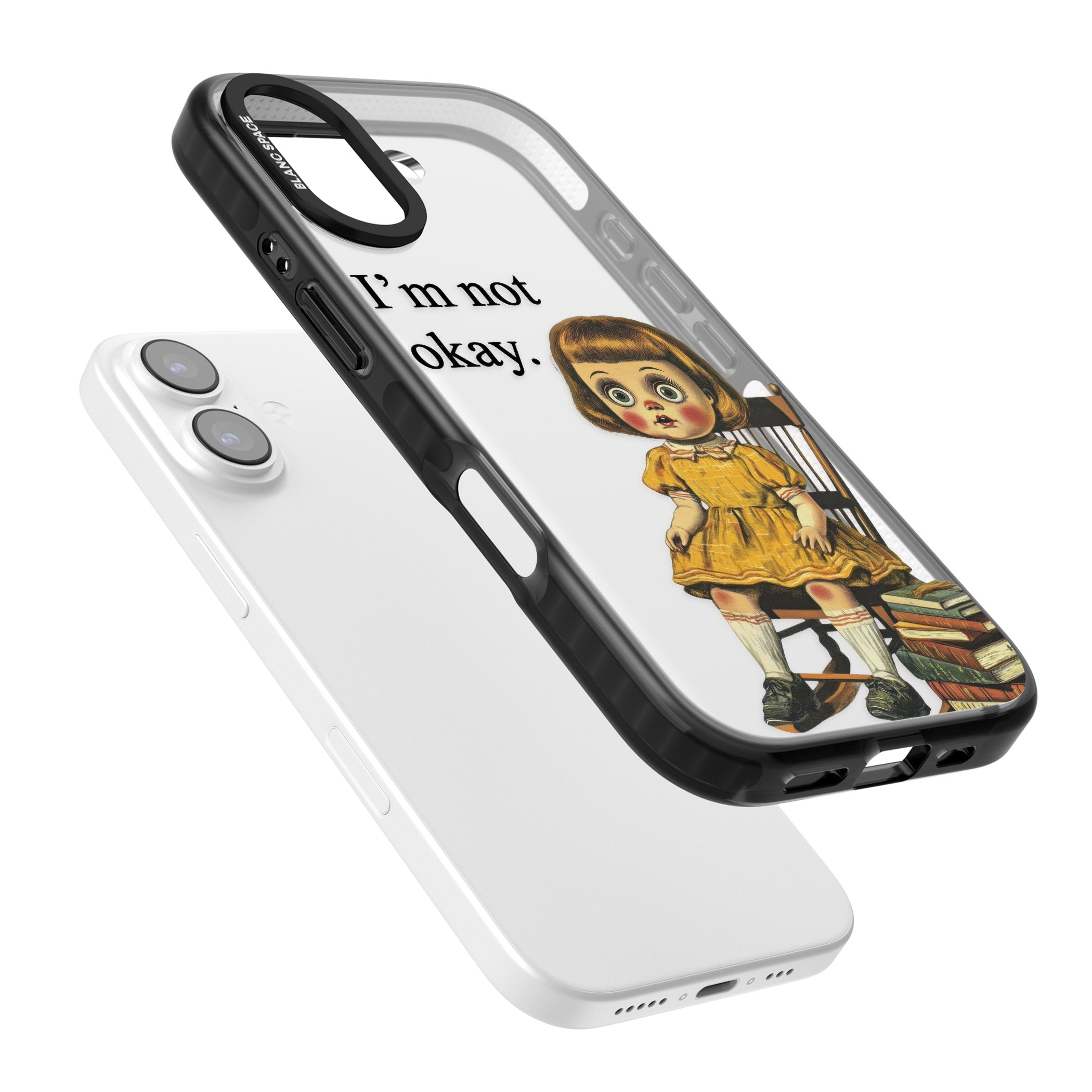 Im Not Okay iPhone 17 Impact Black Phone Case Colours