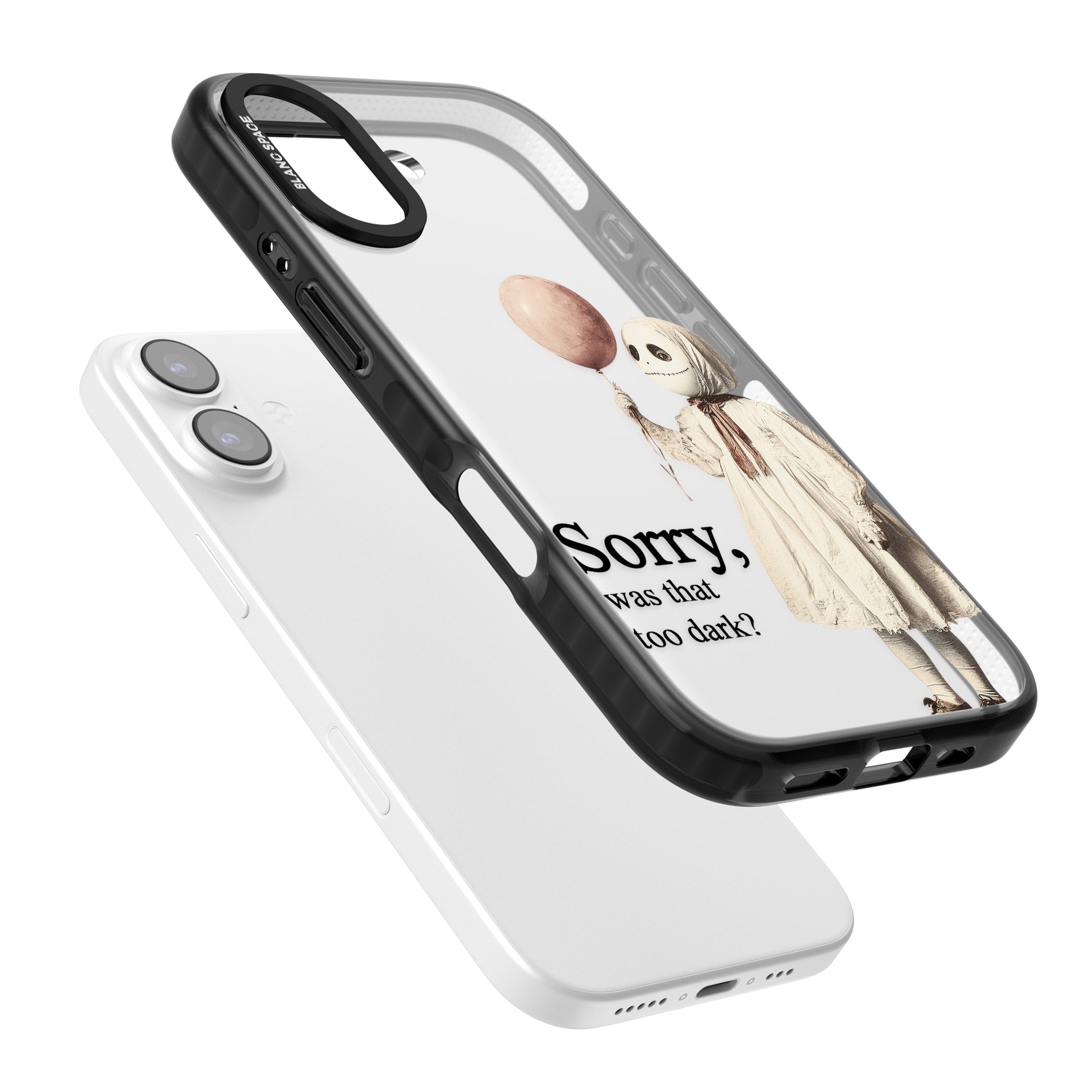 Sorry Was That Too Dark iPhone 17 Impact Black Phone Case Colours