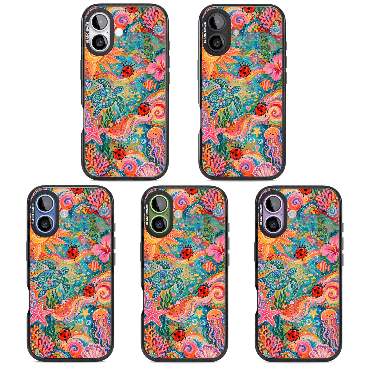 Coral Whimsy for her iPhone case | Clear Impact case for iPhone 17