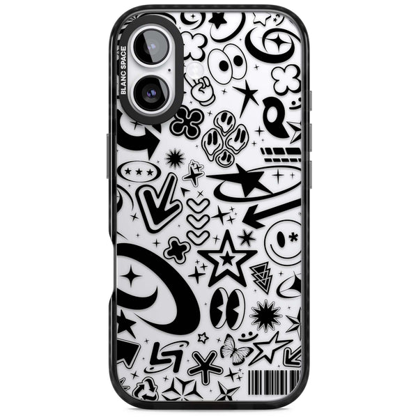 Black Y2K Pattern