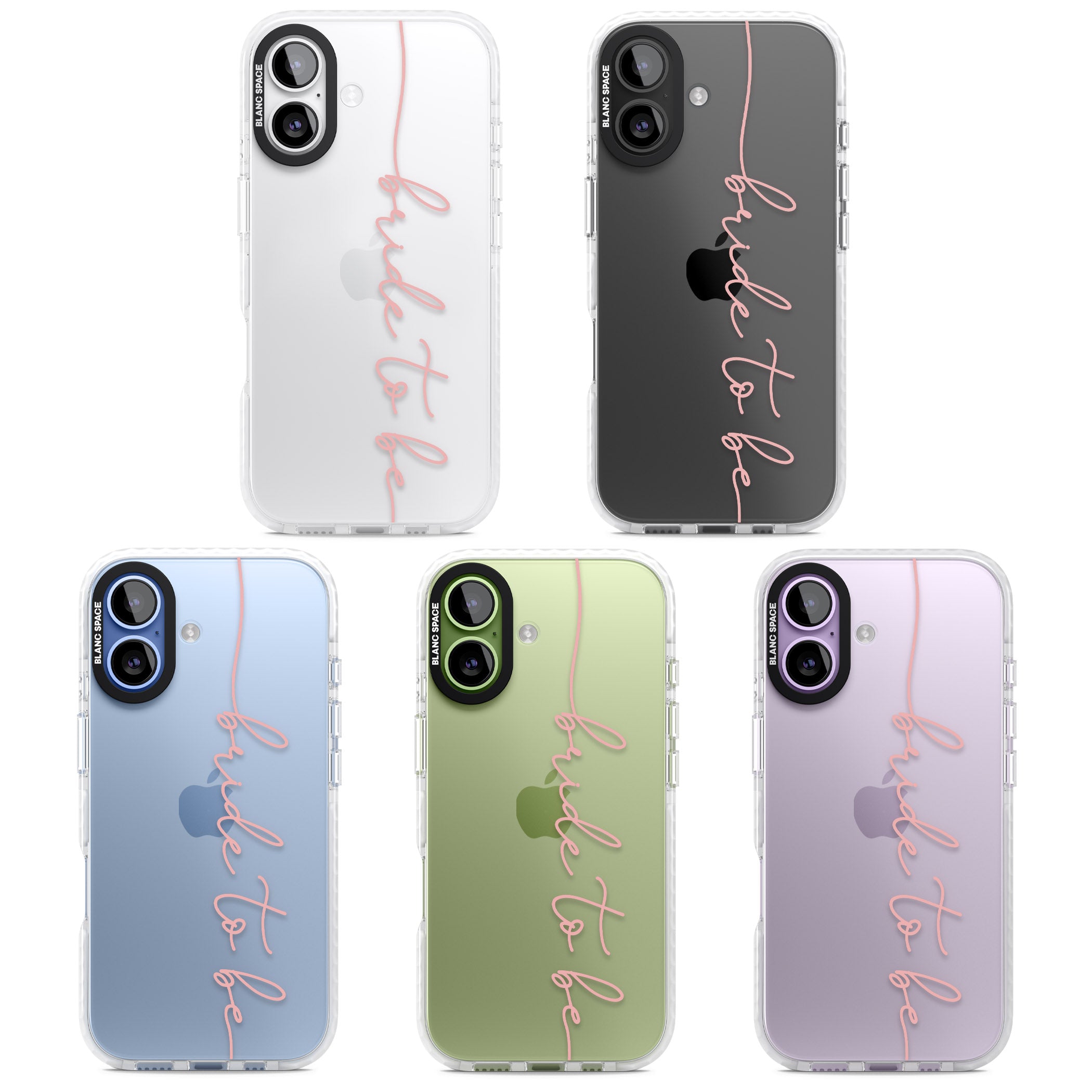 Bride To Be iPhone 17 Impact Clear Phone Case APT Impact Protection