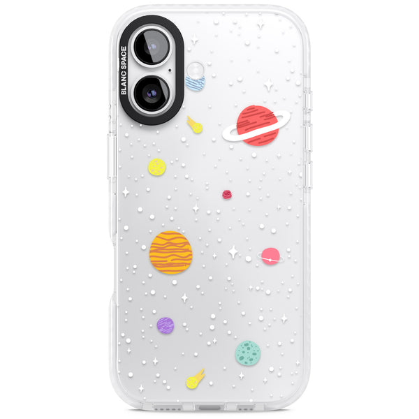 Cute Cartoon Planets (Clear)