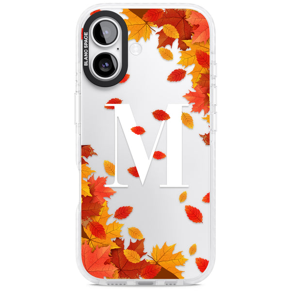 Personalised Autumn Leaves Monogram
