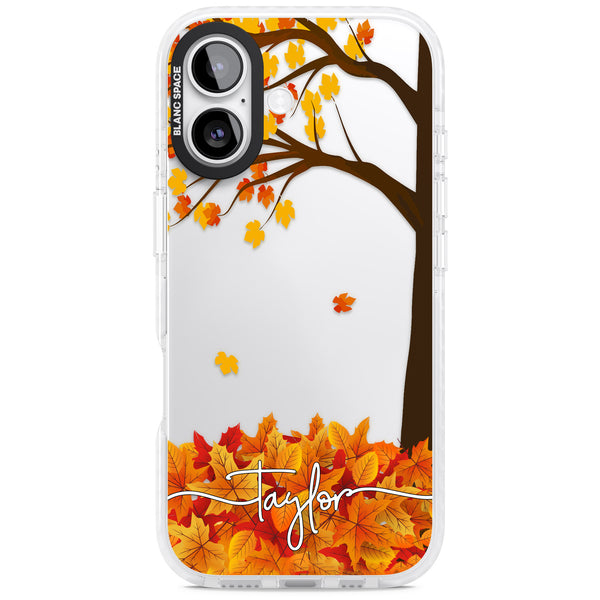 Personalised Autumn Leaves