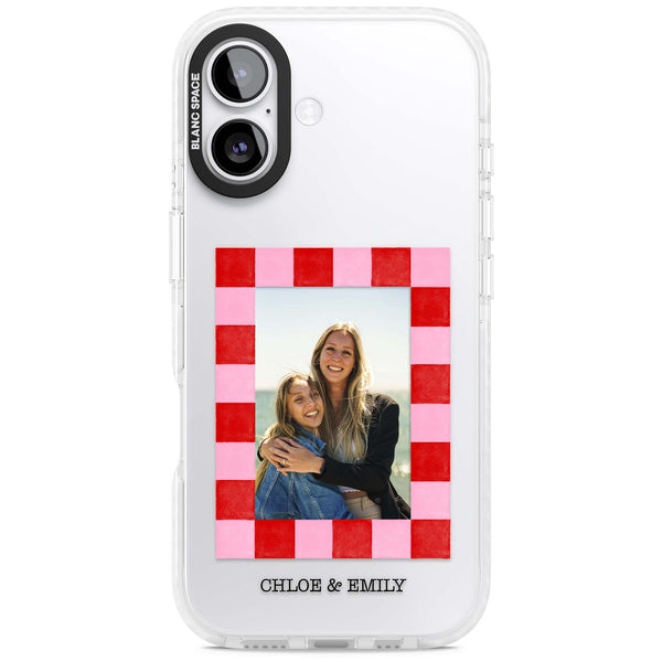 Personalised Bubblegum Check Photo