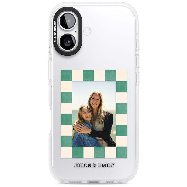 Personalised Seafoam Check Photo