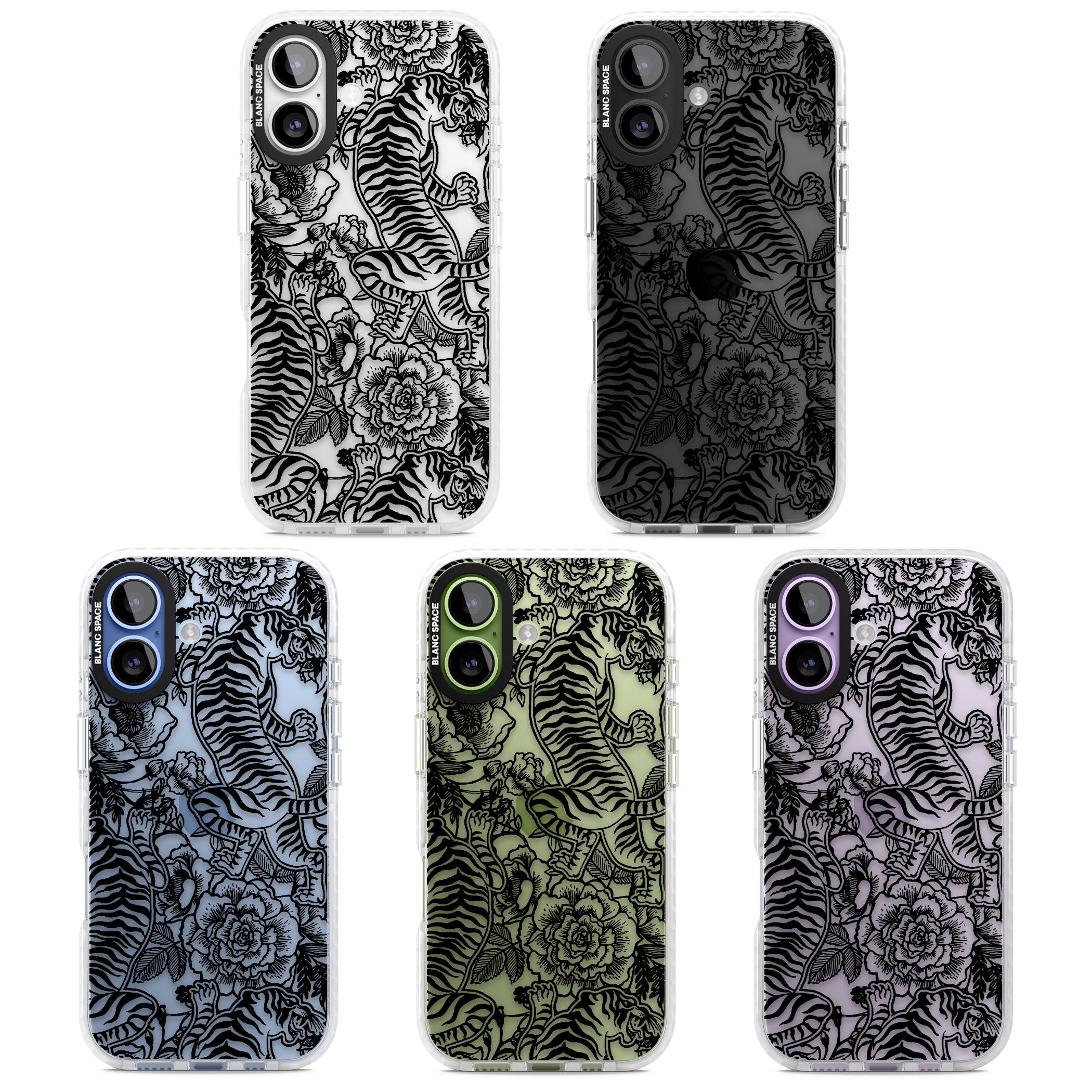 Personalised Chinese Tiger Pattern iPhone 17 Impact Clear Phone Case APT Impact Protection