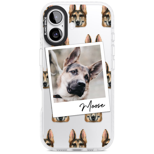 Personalised German Shepherd Instant Camera Photo
