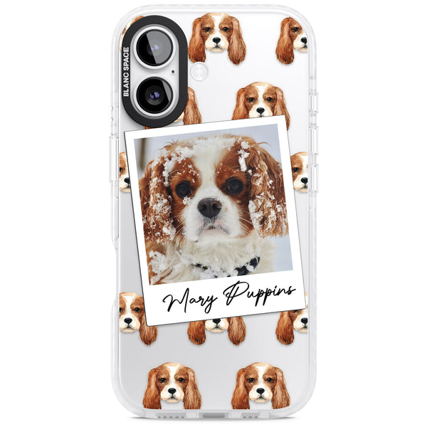 Personalised Cavalier King Charles Instant Camera Photo