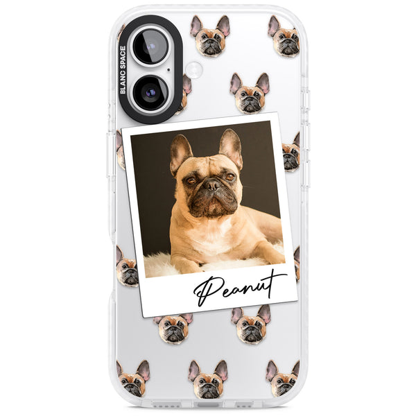 Personalised Tan French Bulldog Instant Camera Photo