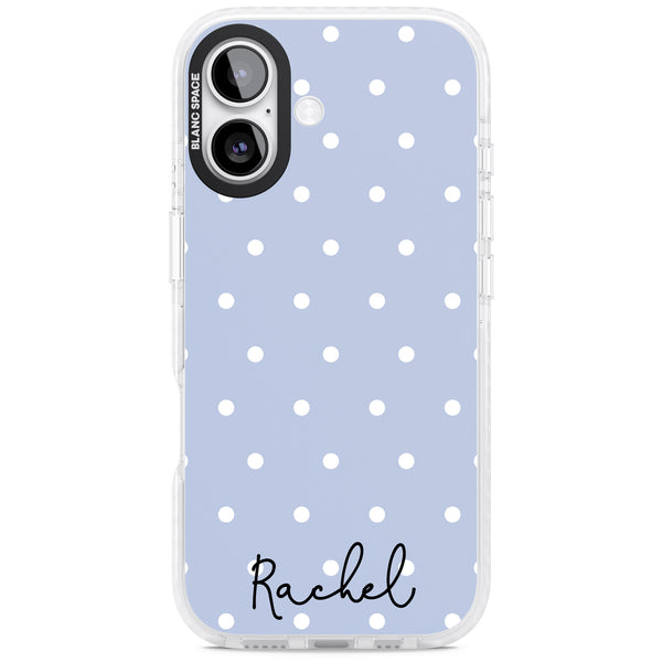 Personalised Powder Blue Dots