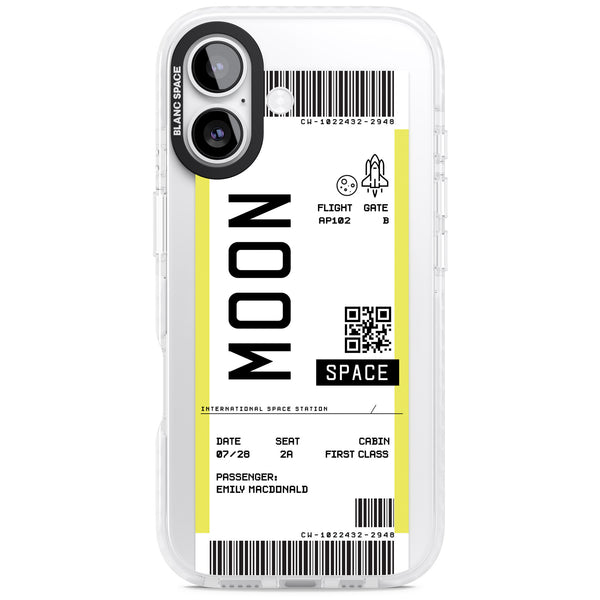 Personalised Moon Travel Ticket