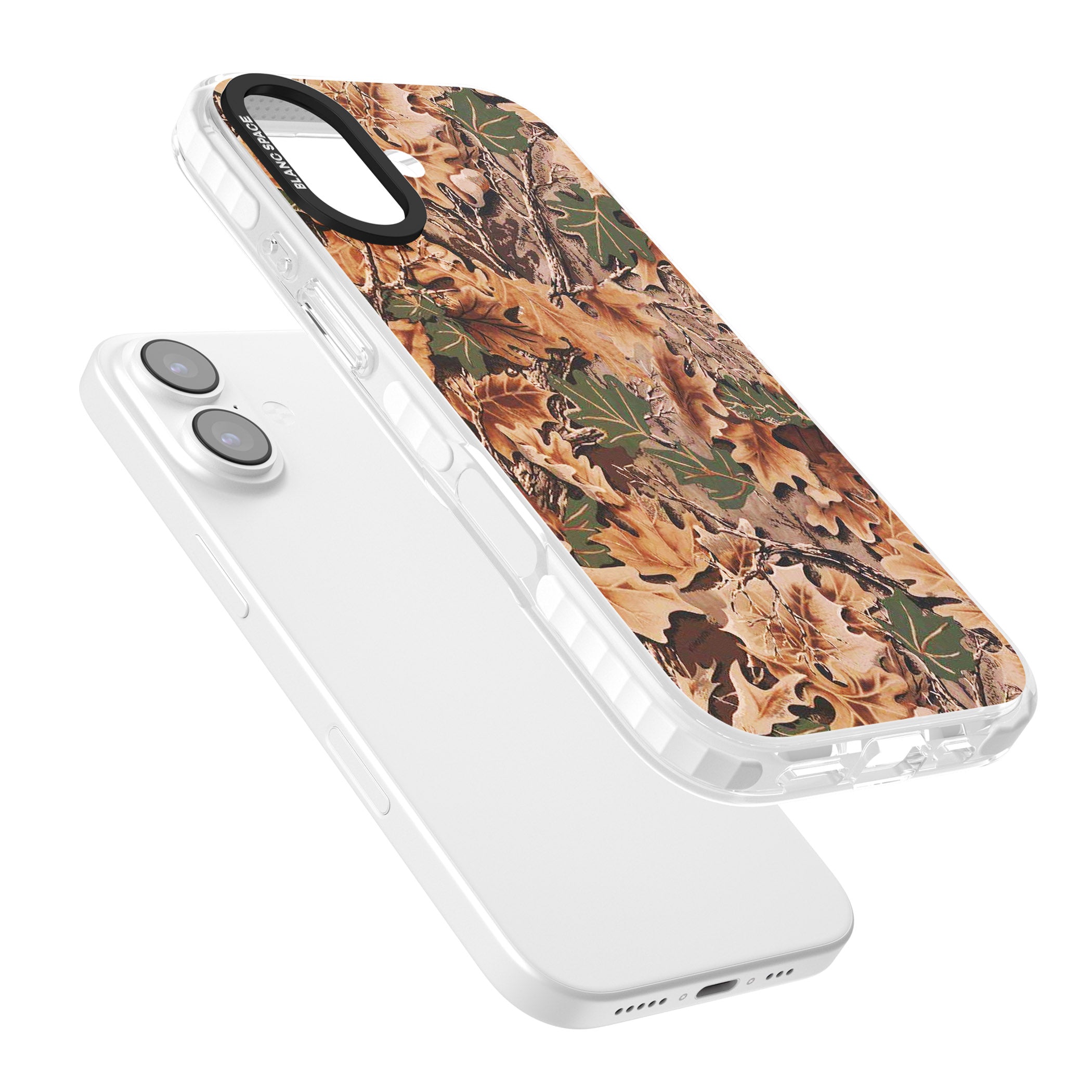 Leaves Camo iPhone 17 Impact Clear Phone Case Colours