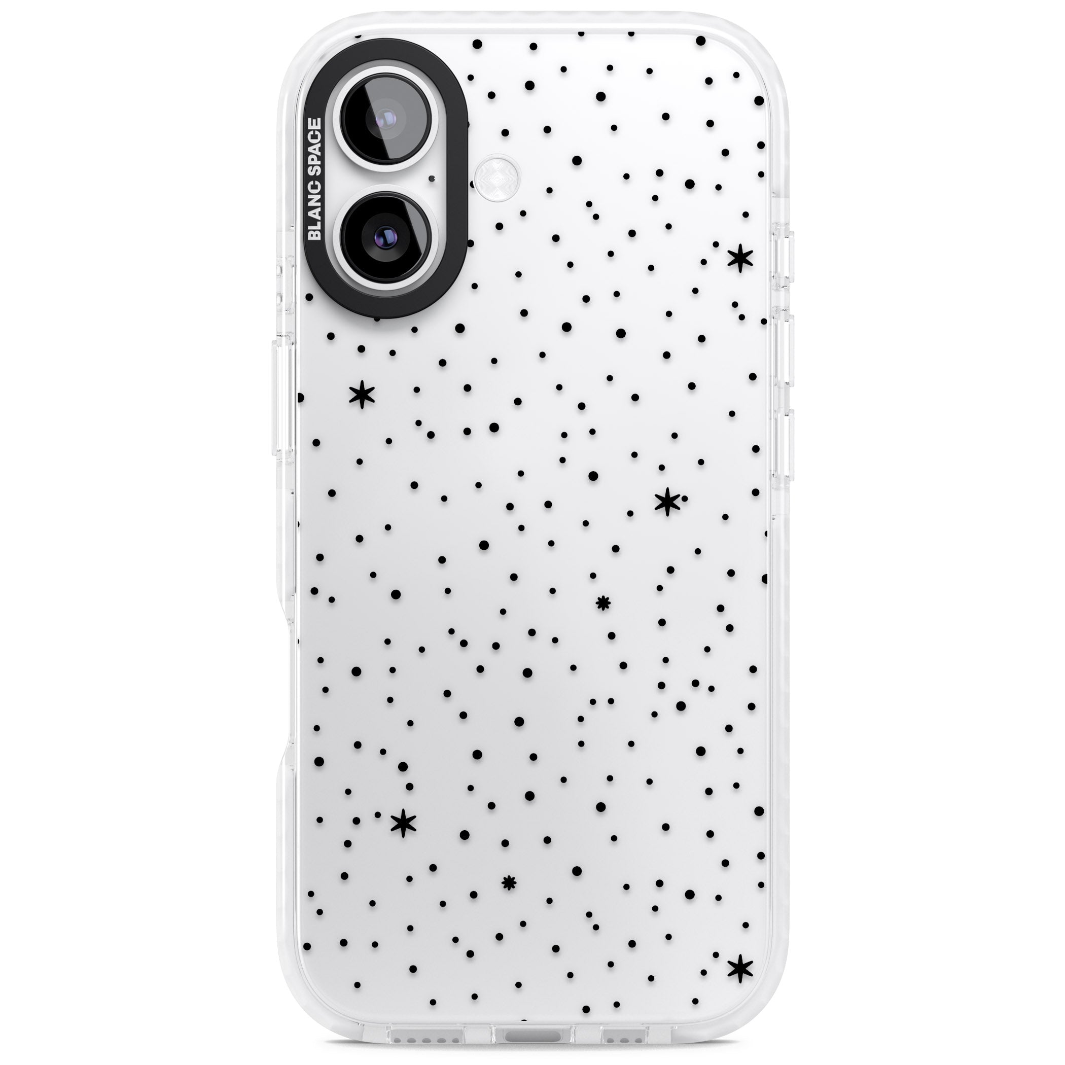 Celestial Starry Sky (Black) iPhone 17 Impact Clear Phone Case