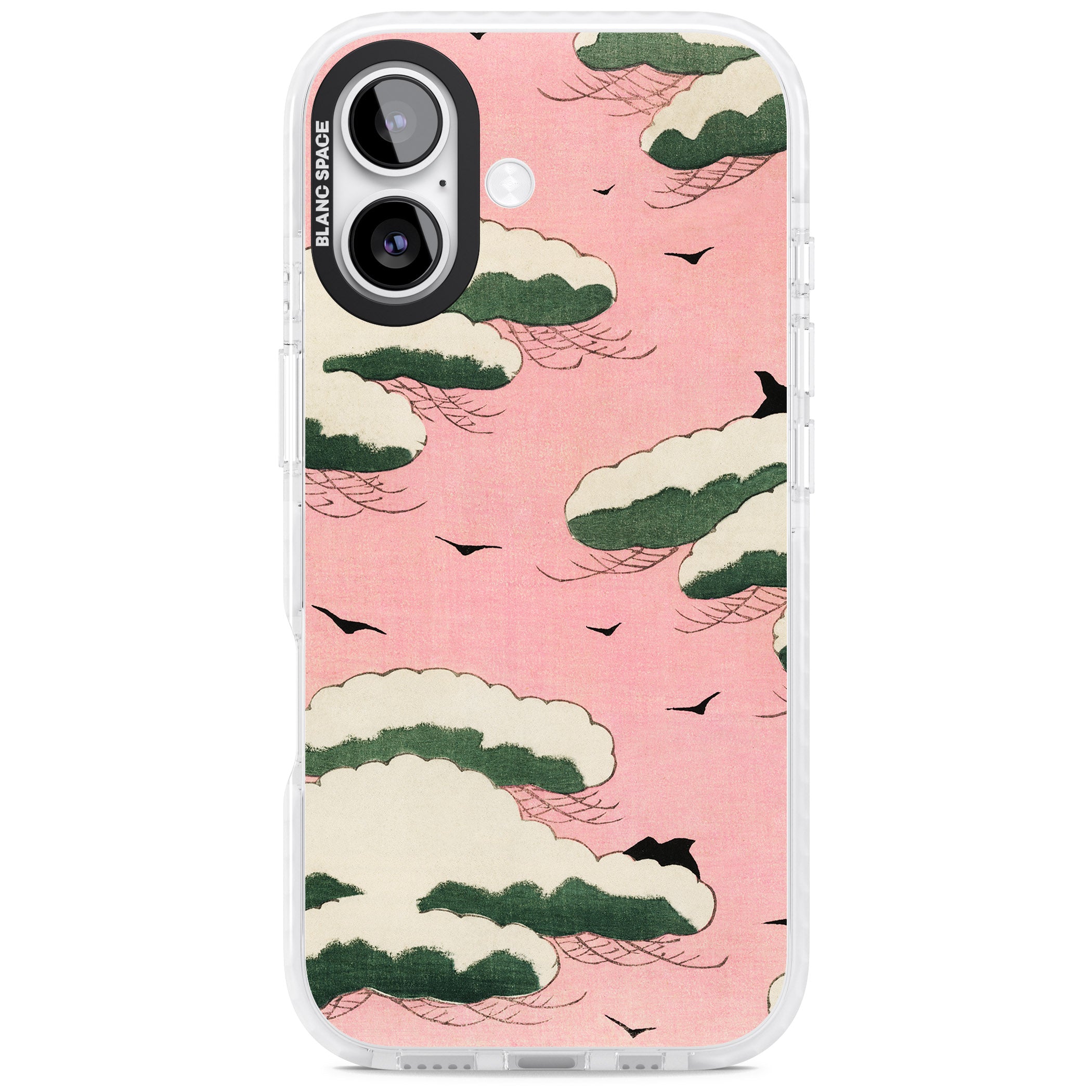 Japanese Pink Sky iPhone 17 Impact Clear Phone Case