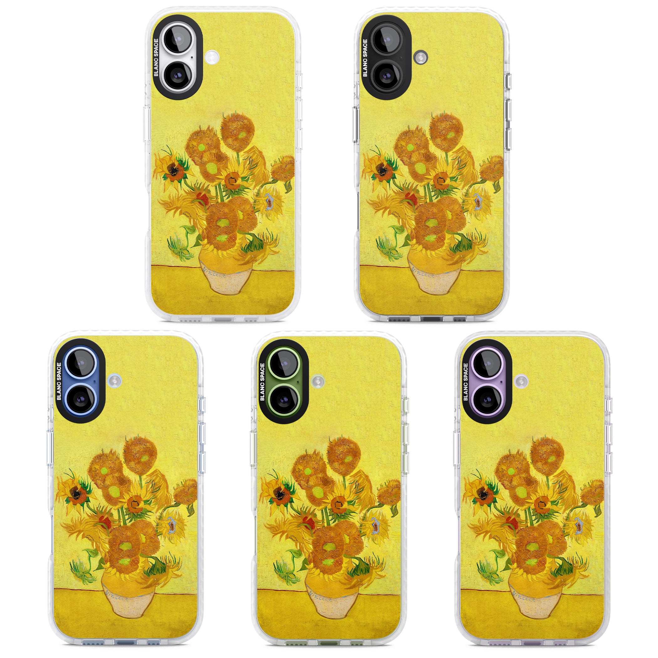 Sunflowers iPhone 17 Impact Clear Phone Case APT Impact Protection