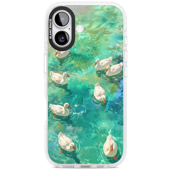 Ducks In The Pond