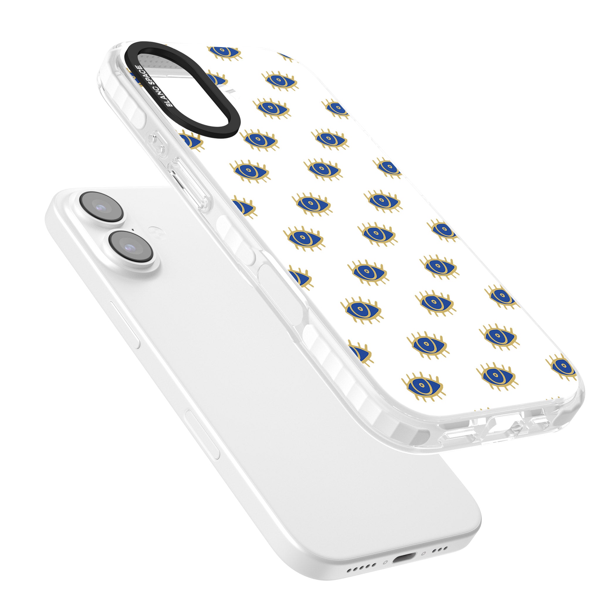 Gold Eye Pattern iPhone 17 Impact Clear Phone Case Colours