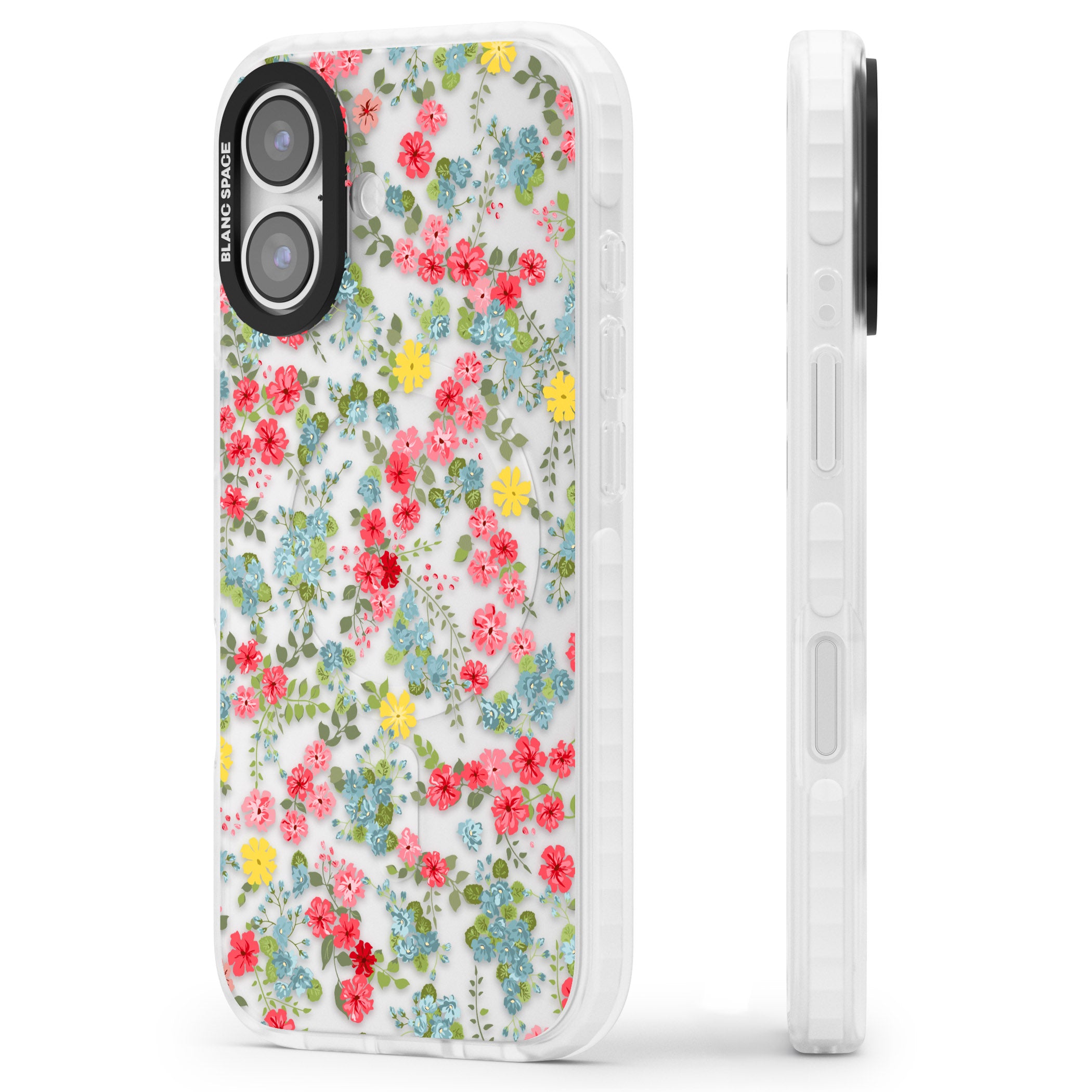 Sanremo Meadow iPhone 17 Impact Clear Phone Case Side Profile