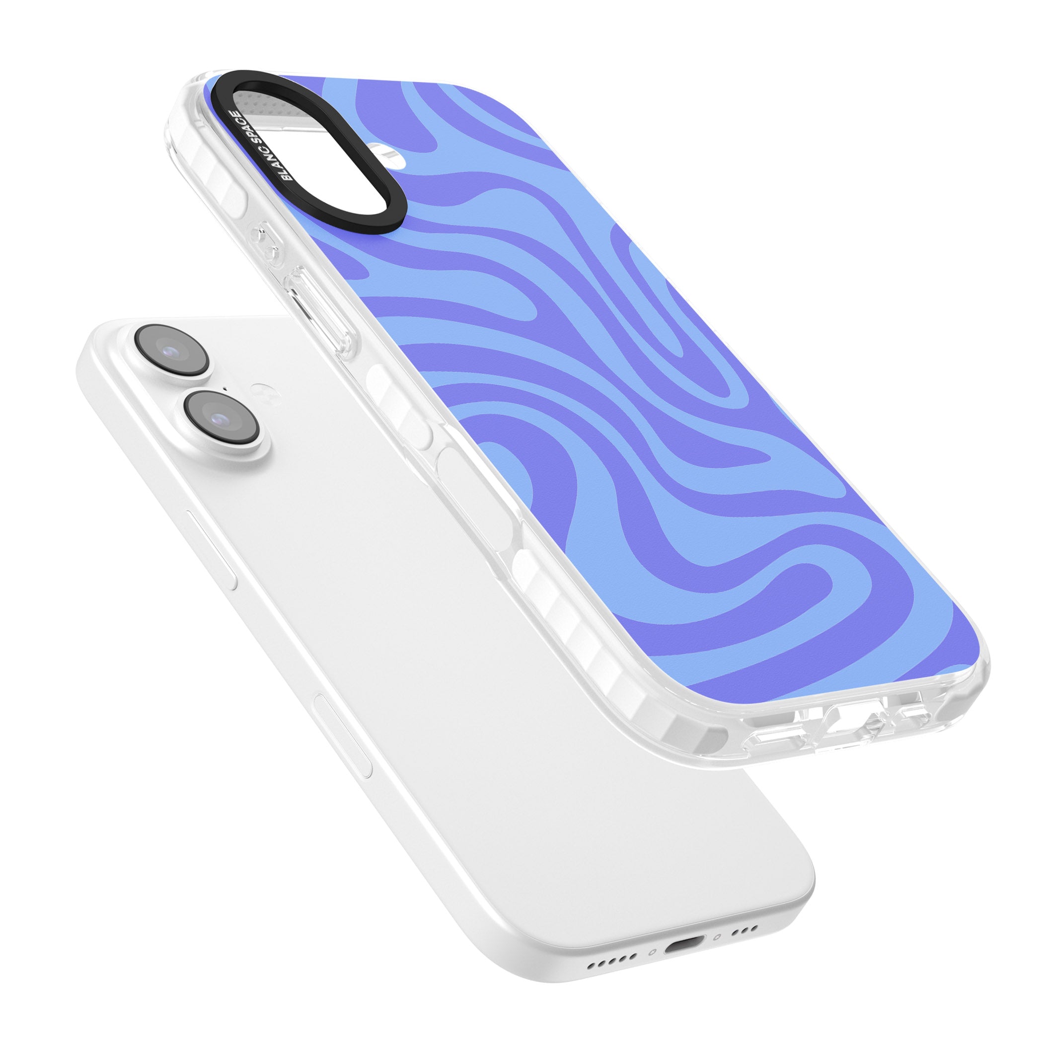 Tranquil Waves iPhone 17 Impact Clear Phone Case Colours