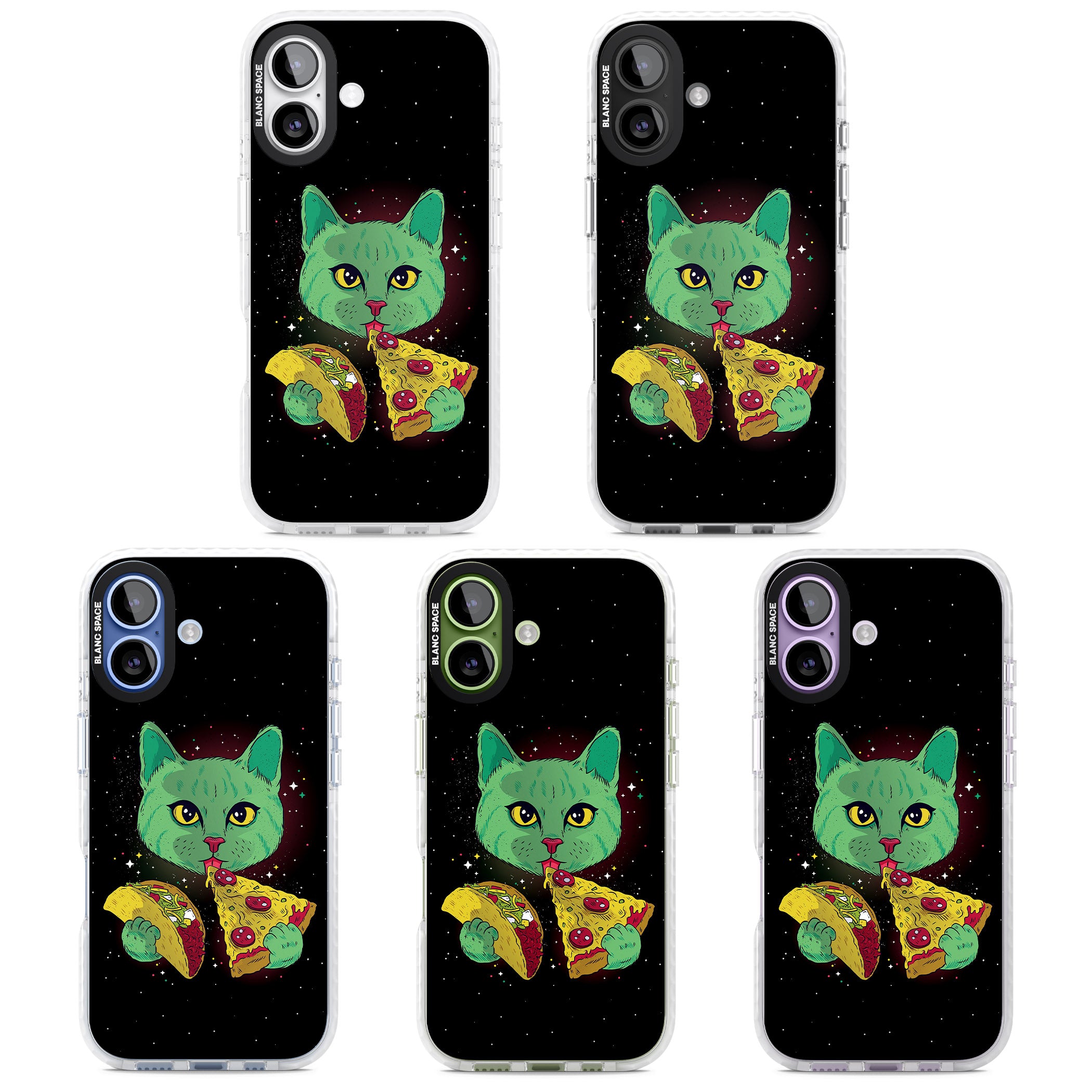 Pizza Purr iPhone 17 Impact Clear Phone Case APT Impact Protection