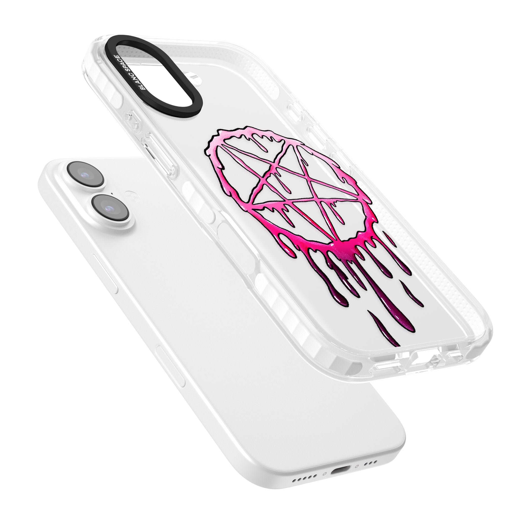 Pentagram Of Blood iPhone 17 Impact Clear Phone Case Colours