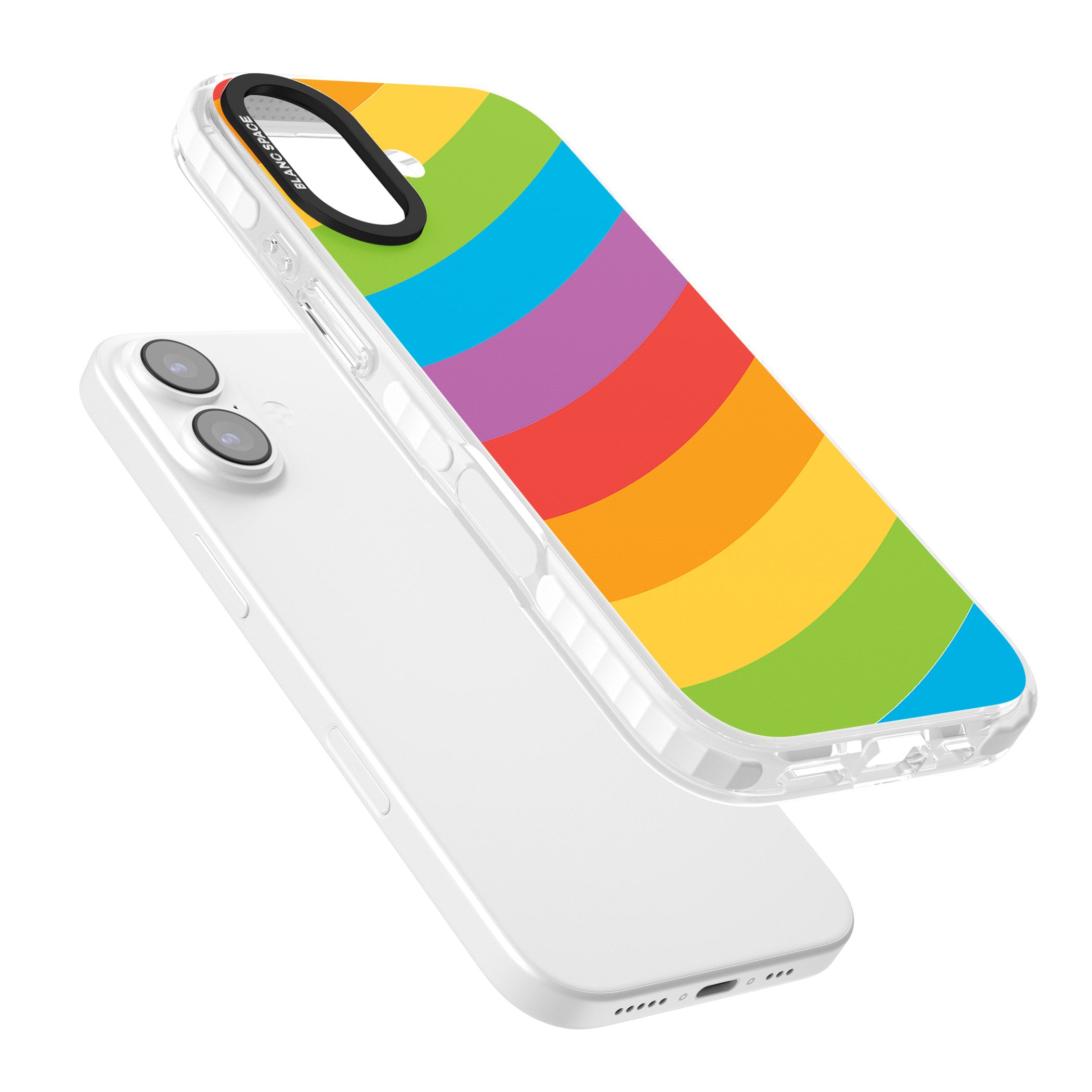 Lucky Rainbow iPhone 17 Impact Clear Phone Case Colours