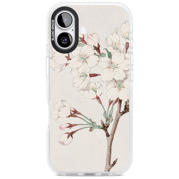 Vintage Japanese White Blossoms