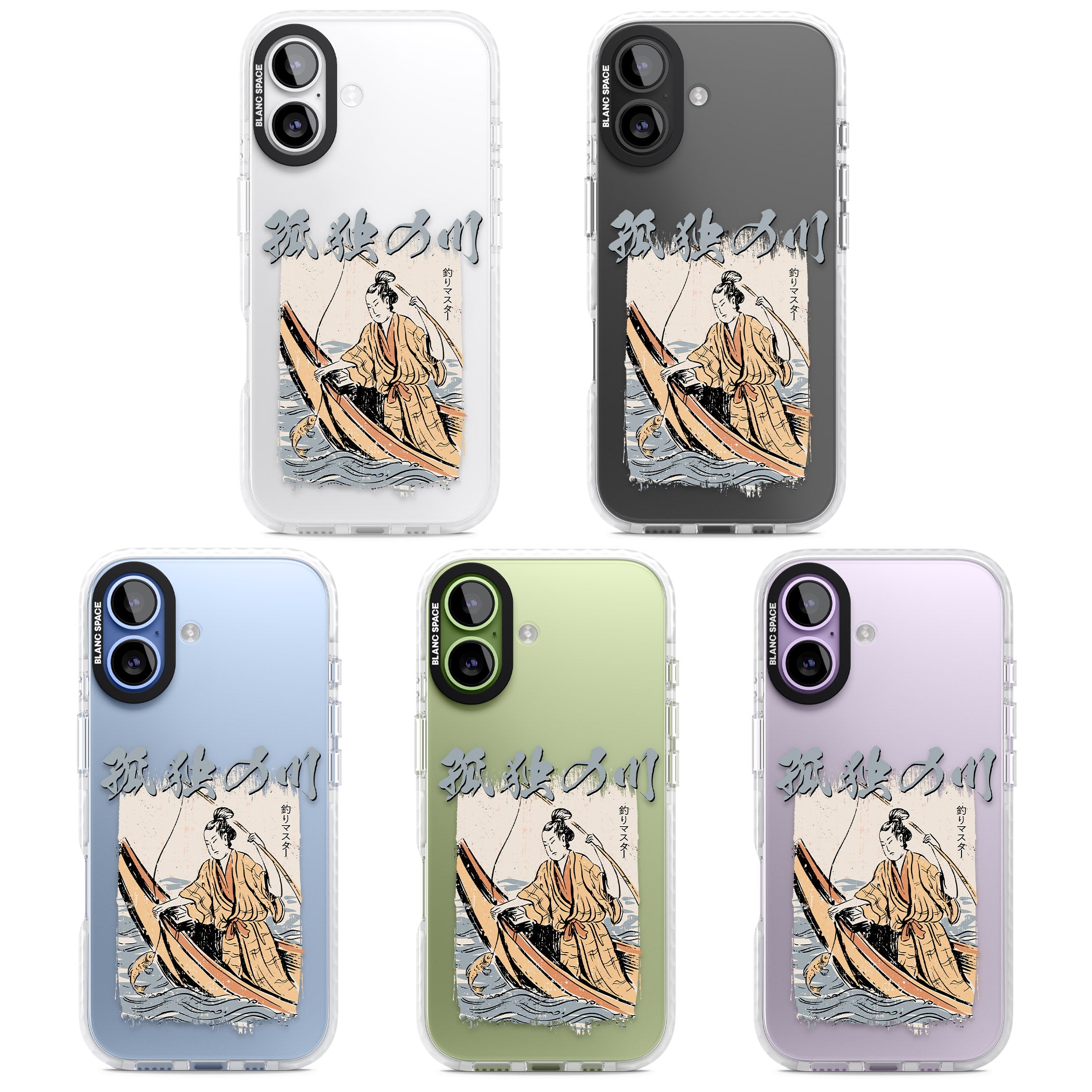 Japanese River iPhone 17 Impact Clear Phone Case APT Impact Protection