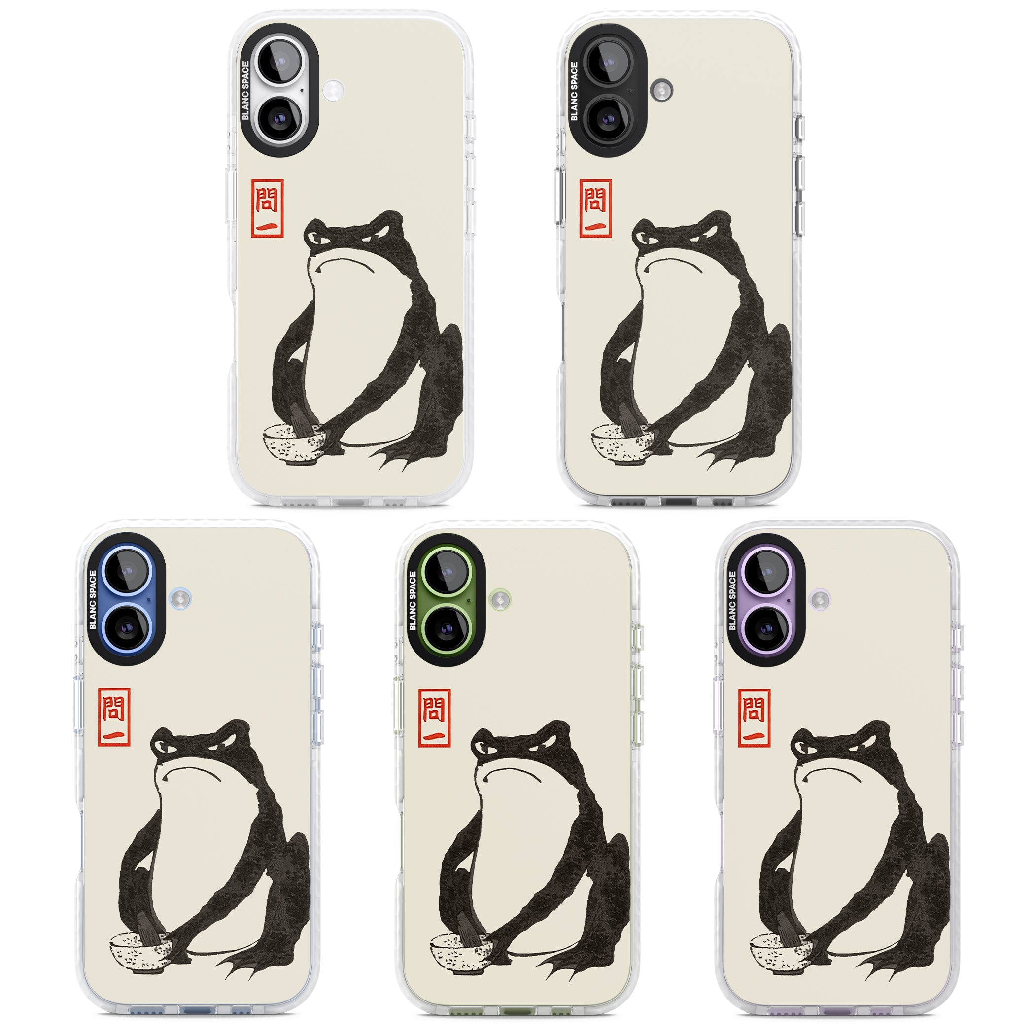 Matsumoto Hoji Grumpy Toad iPhone 17 Impact Clear Phone Case APT Impact Protection