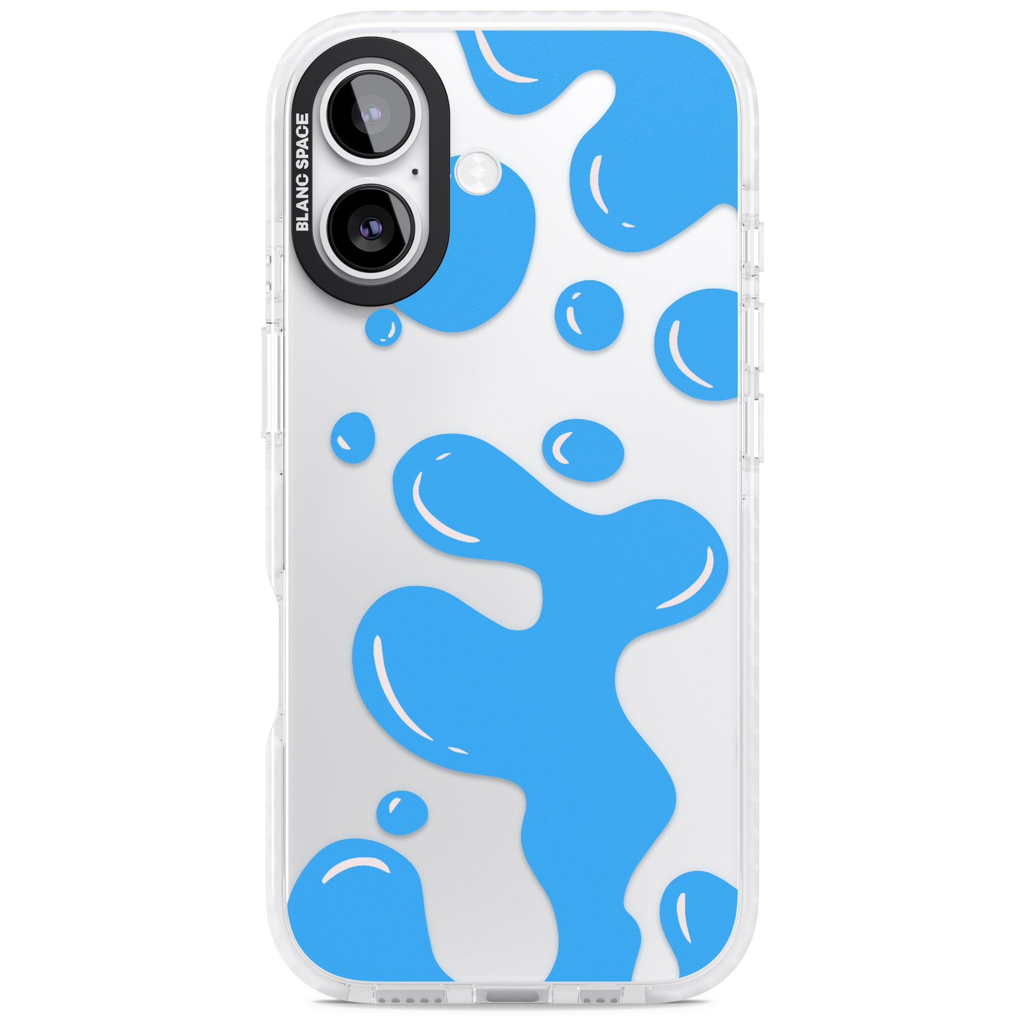 Blue Lava Lamp iPhone 17 Impact Clear Phone Case