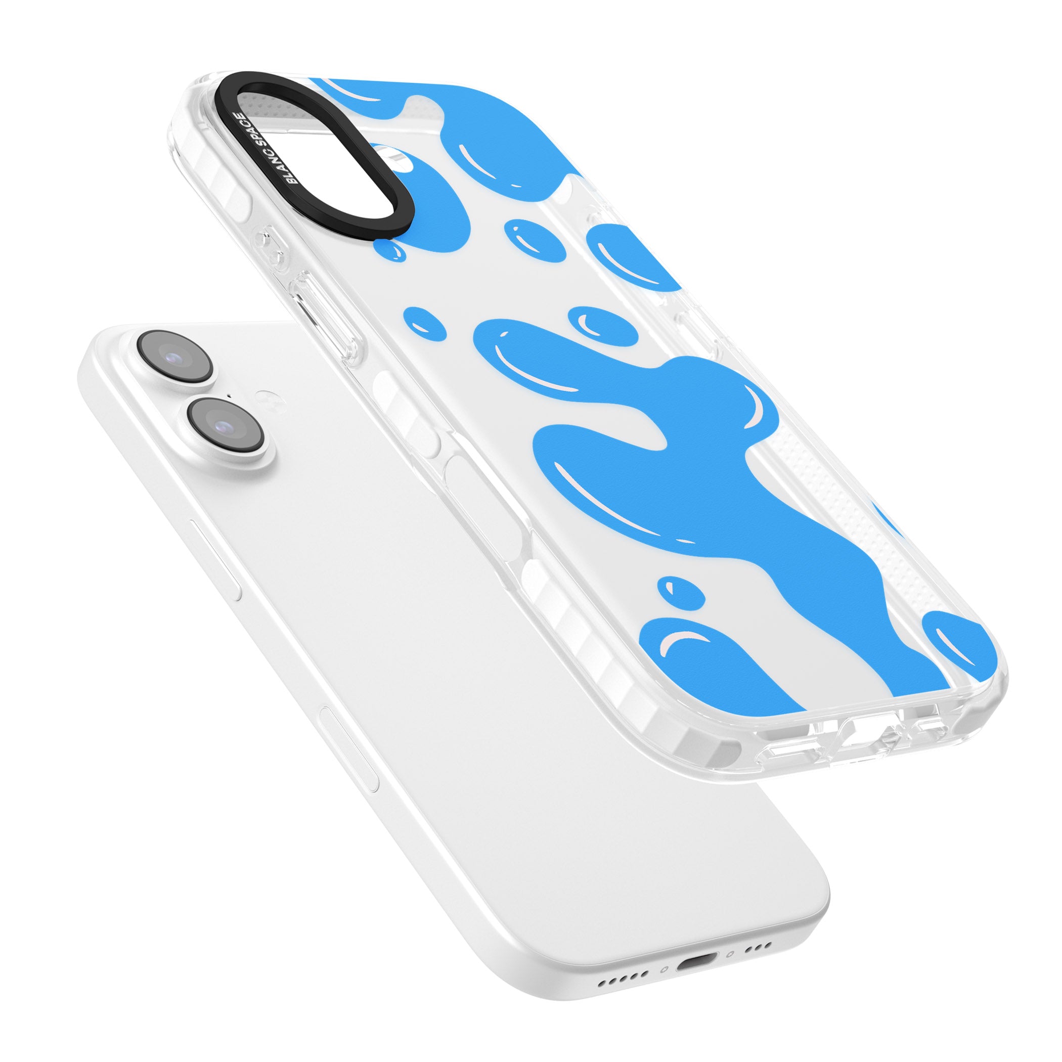 Blue Lava Lamp iPhone 17 Impact Clear Phone Case Colours