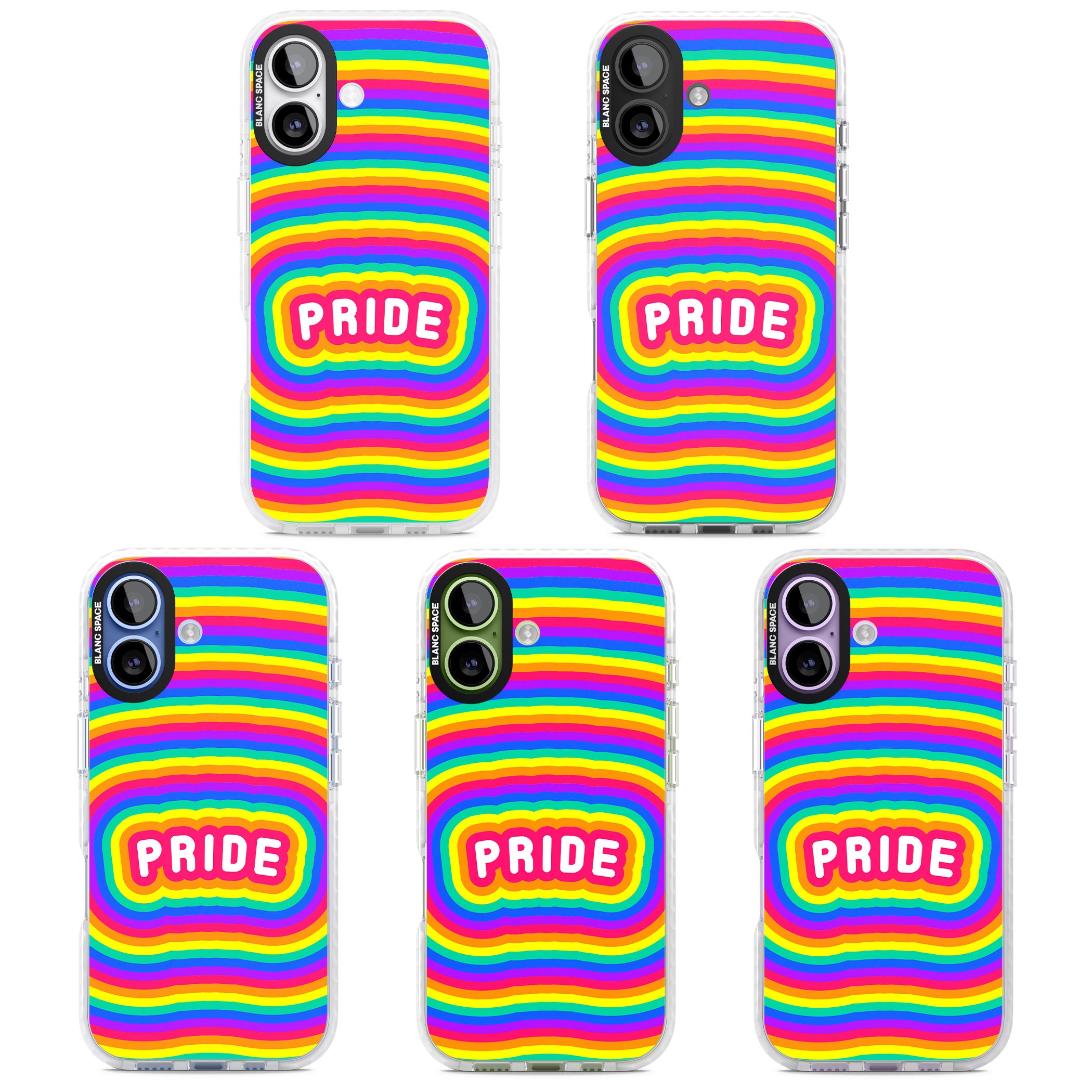 Pride iPhone 17 Impact Clear Phone Case APT Impact Protection