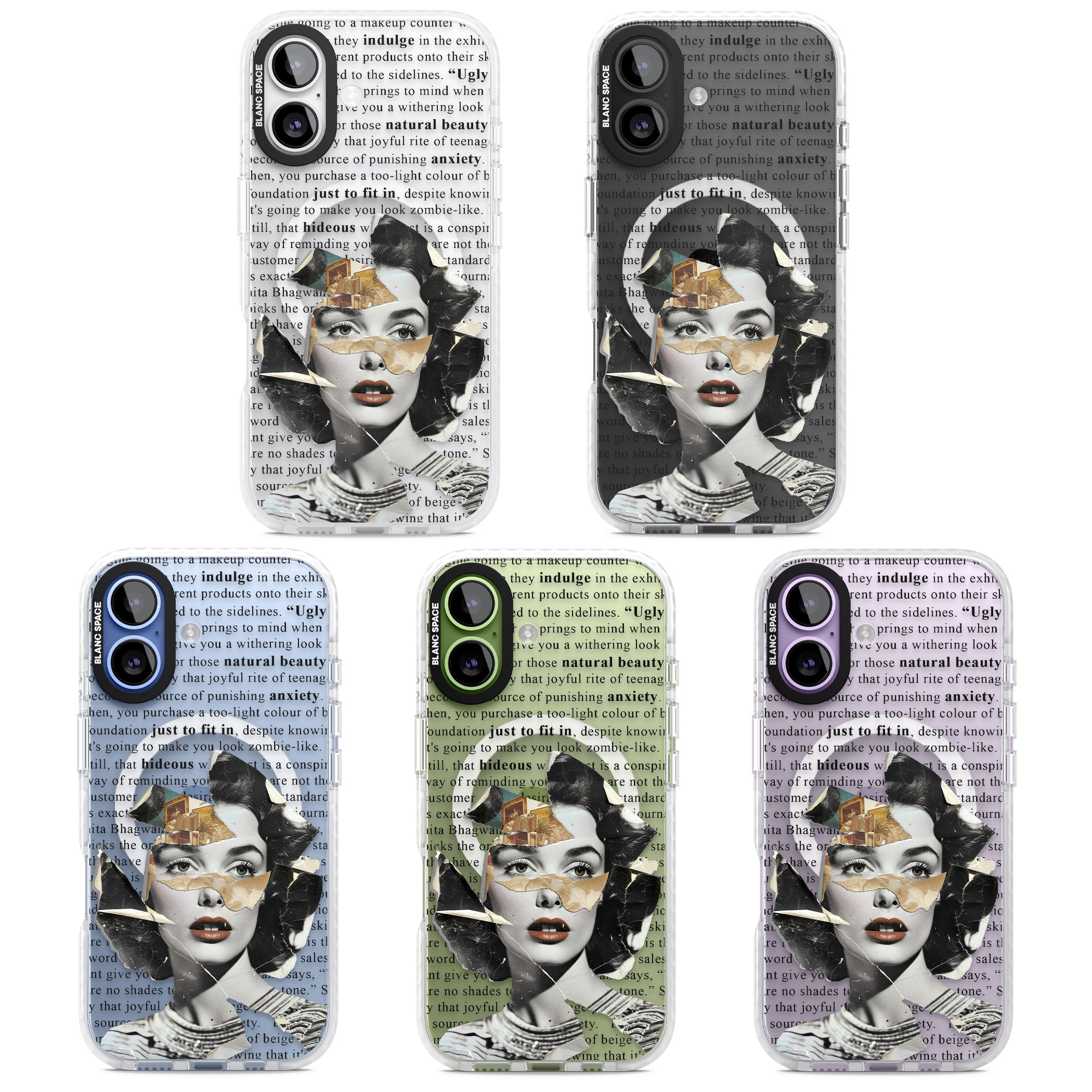 Beauty Is Within iPhone 17 Impact Pro Clear Phone Case APT Impact Protection