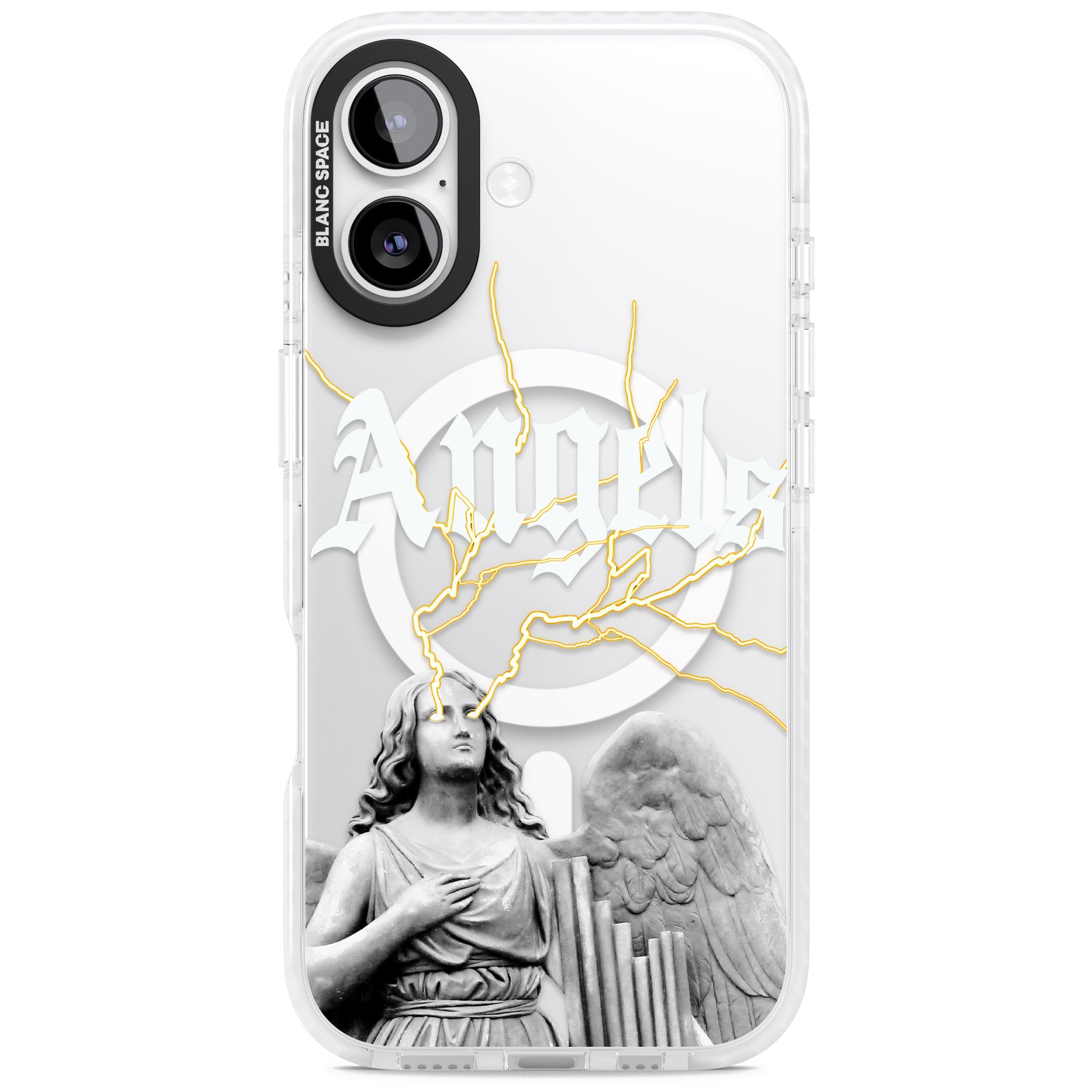 Angels iPhone 17 Impact Pro Clear Phone Case
