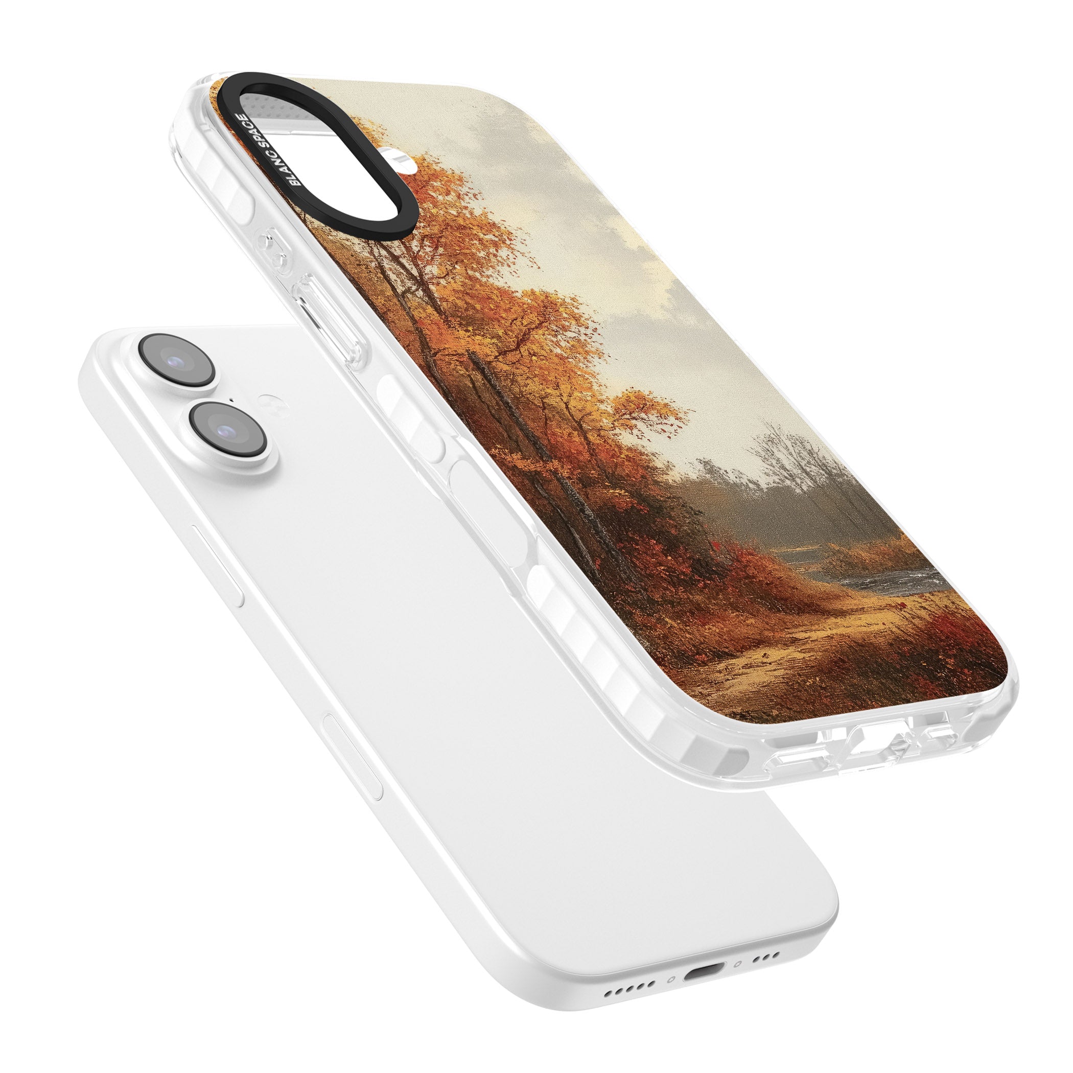 Vintage Autumn Oil Painting iPhone 17 Impact Pro Clear Phone Case Colours