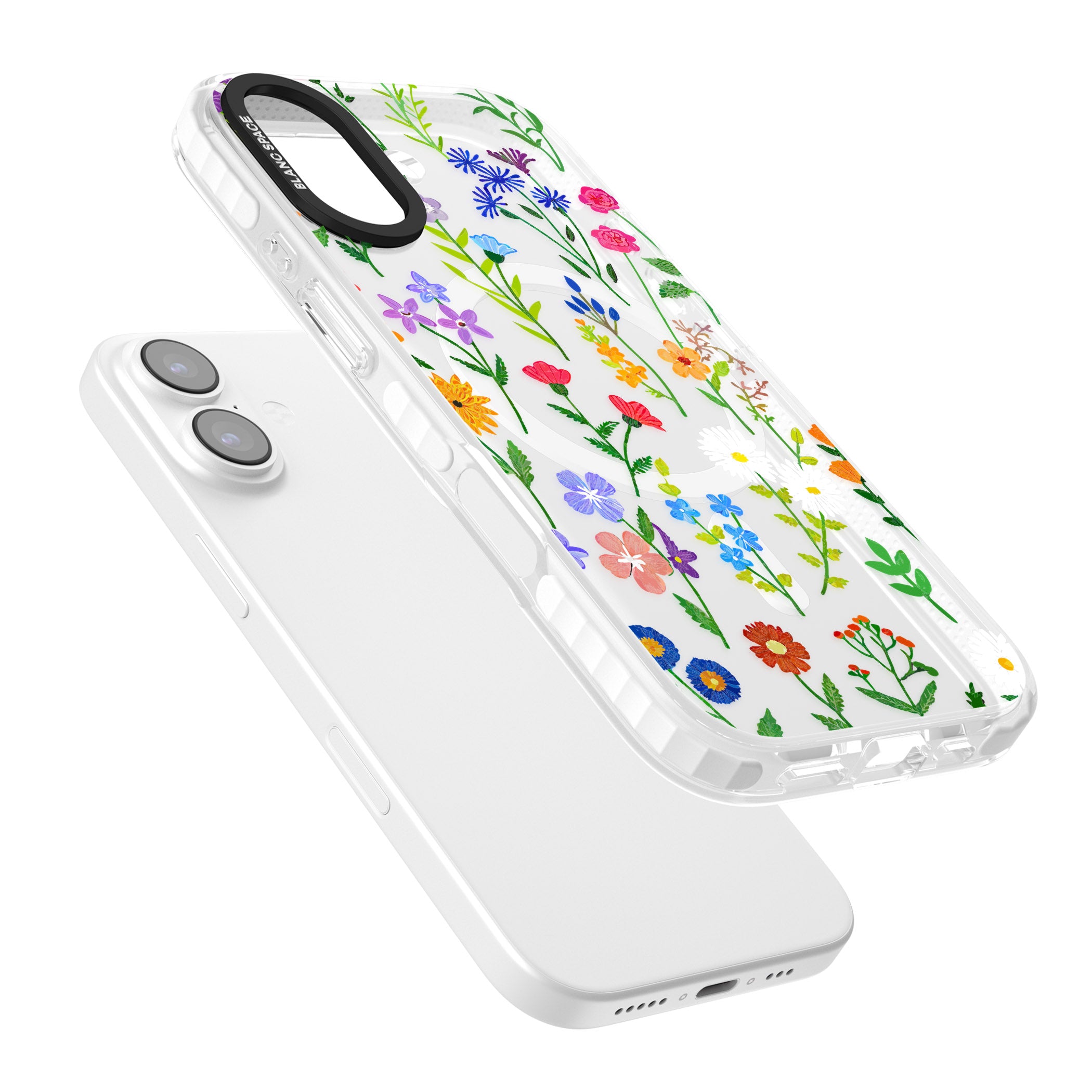 Wildflower Garden iPhone 17 Impact Pro Clear Phone Case Colours