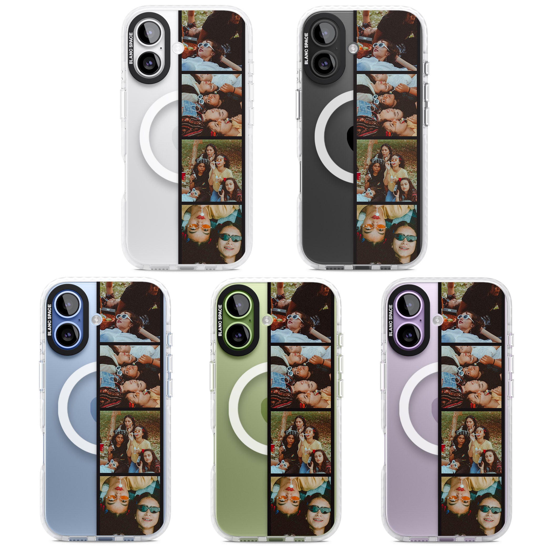 Personalised Photo Strip iPhone 17 Impact Pro Clear Phone Case APT Impact Protection