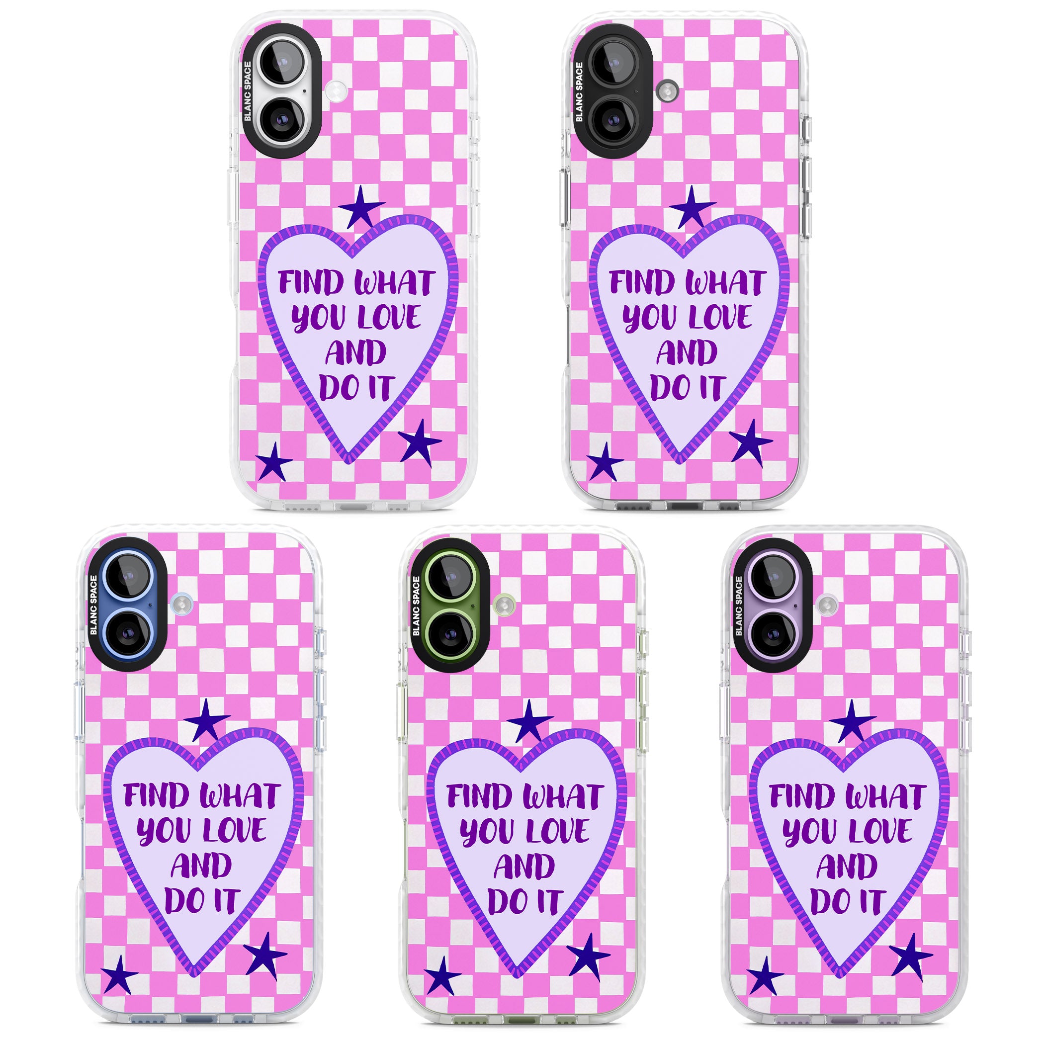 Find What You Love iPhone 17 Impact Pro Clear Phone Case APT Impact Protection